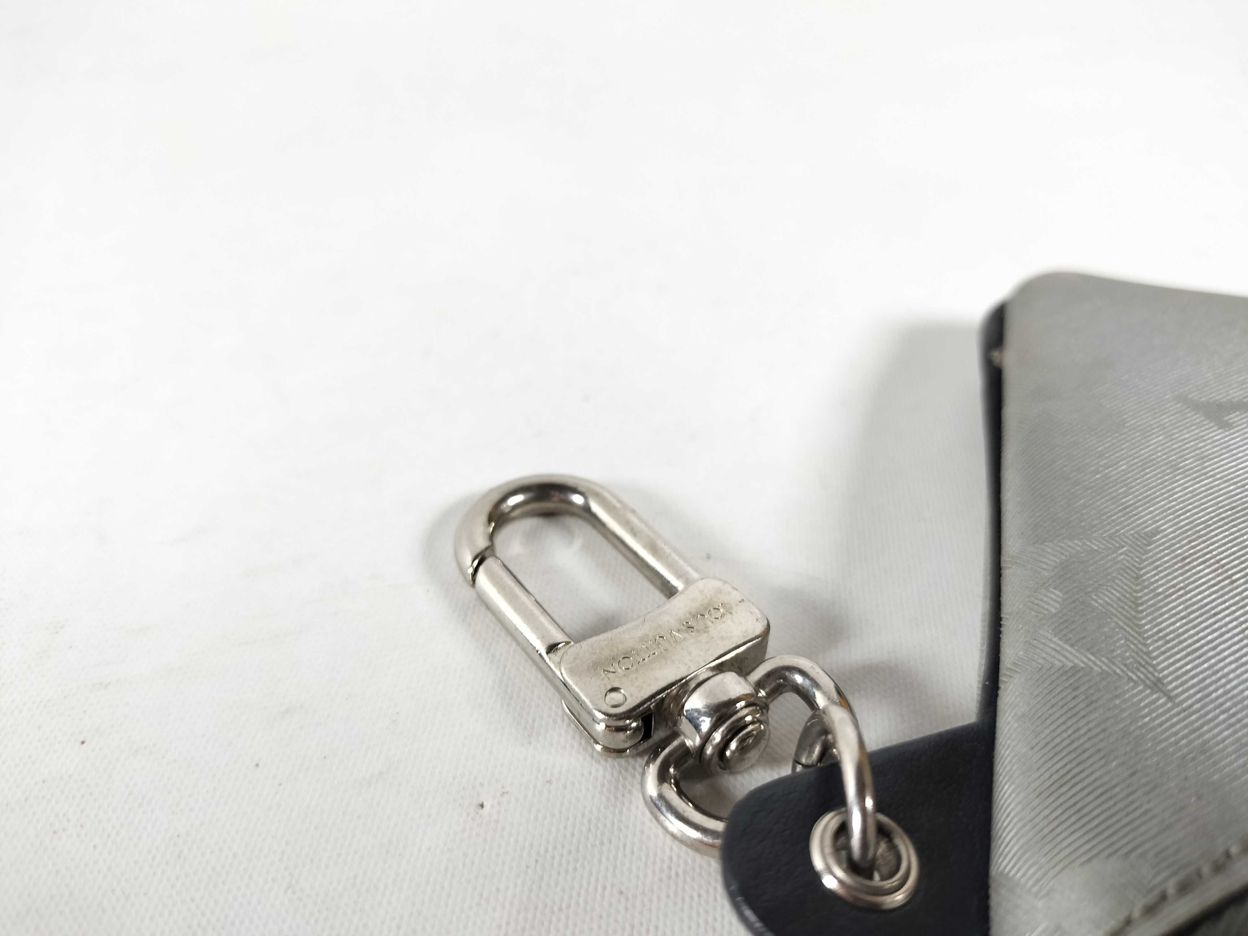 Monogram Satellite Portocre Pouch Silver Satin Campus Key Case/Key Chain (IY8054) Wallet — view 7