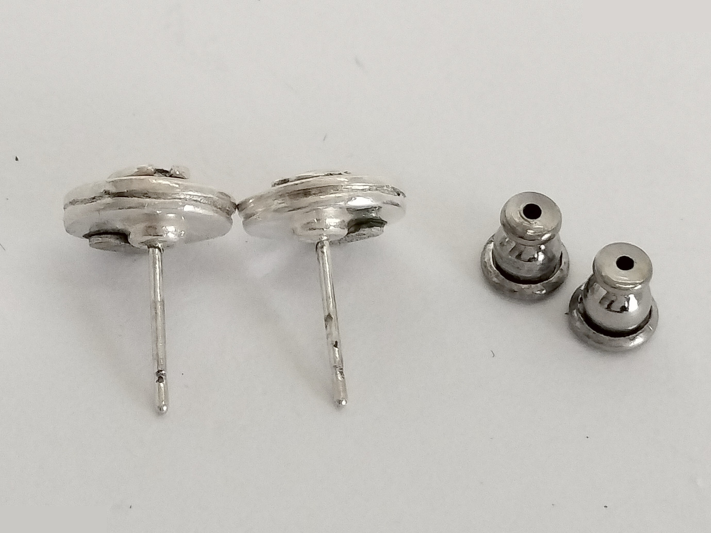 Coco Mini Silver Earrings — view 3