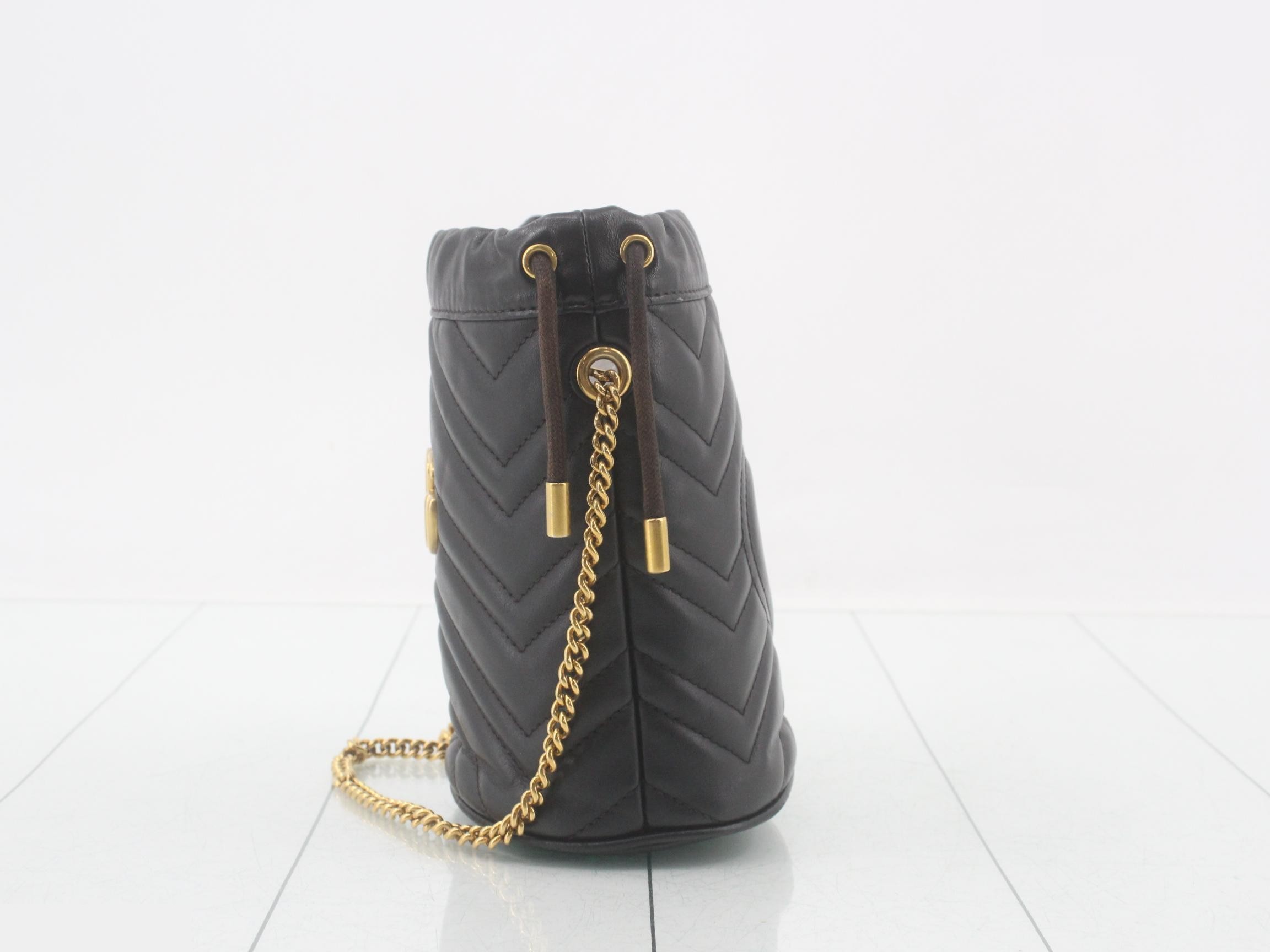 GG Marmont Leather Chain Bag — view 3