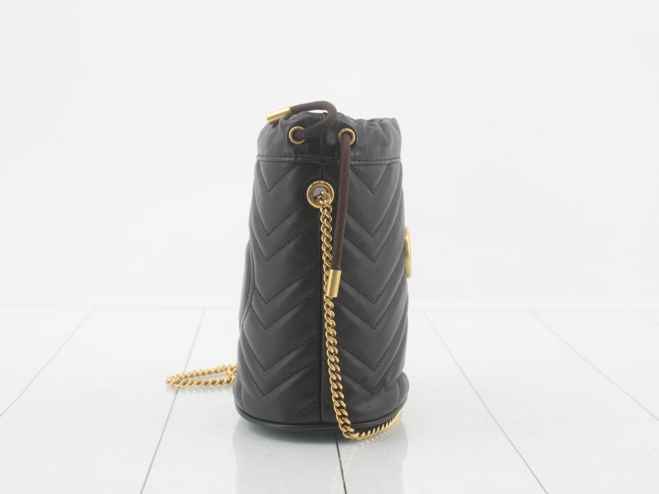 GG Marmont Leather Chain Bag — view 4