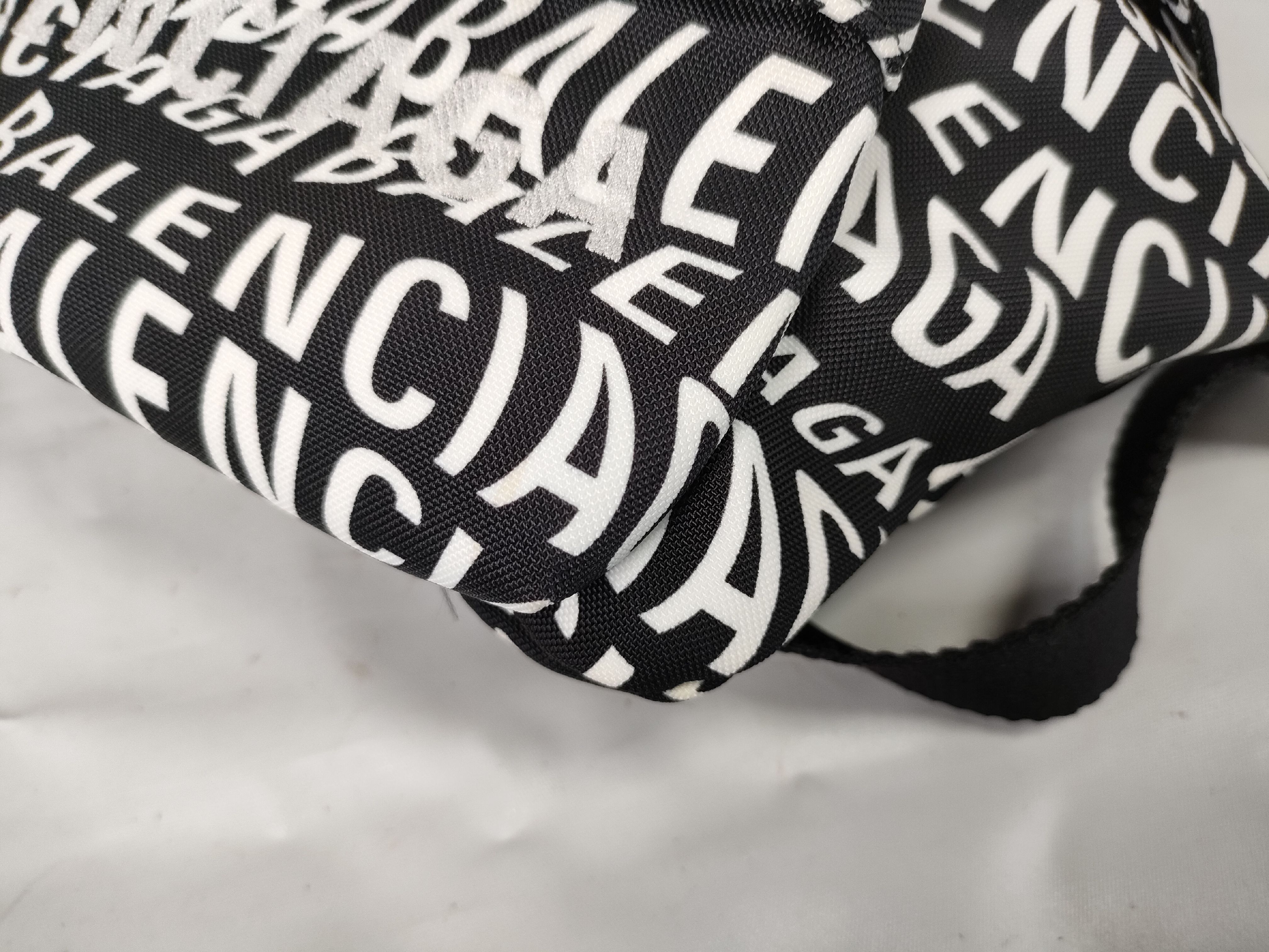 nylon allover pattern body bag — view 6