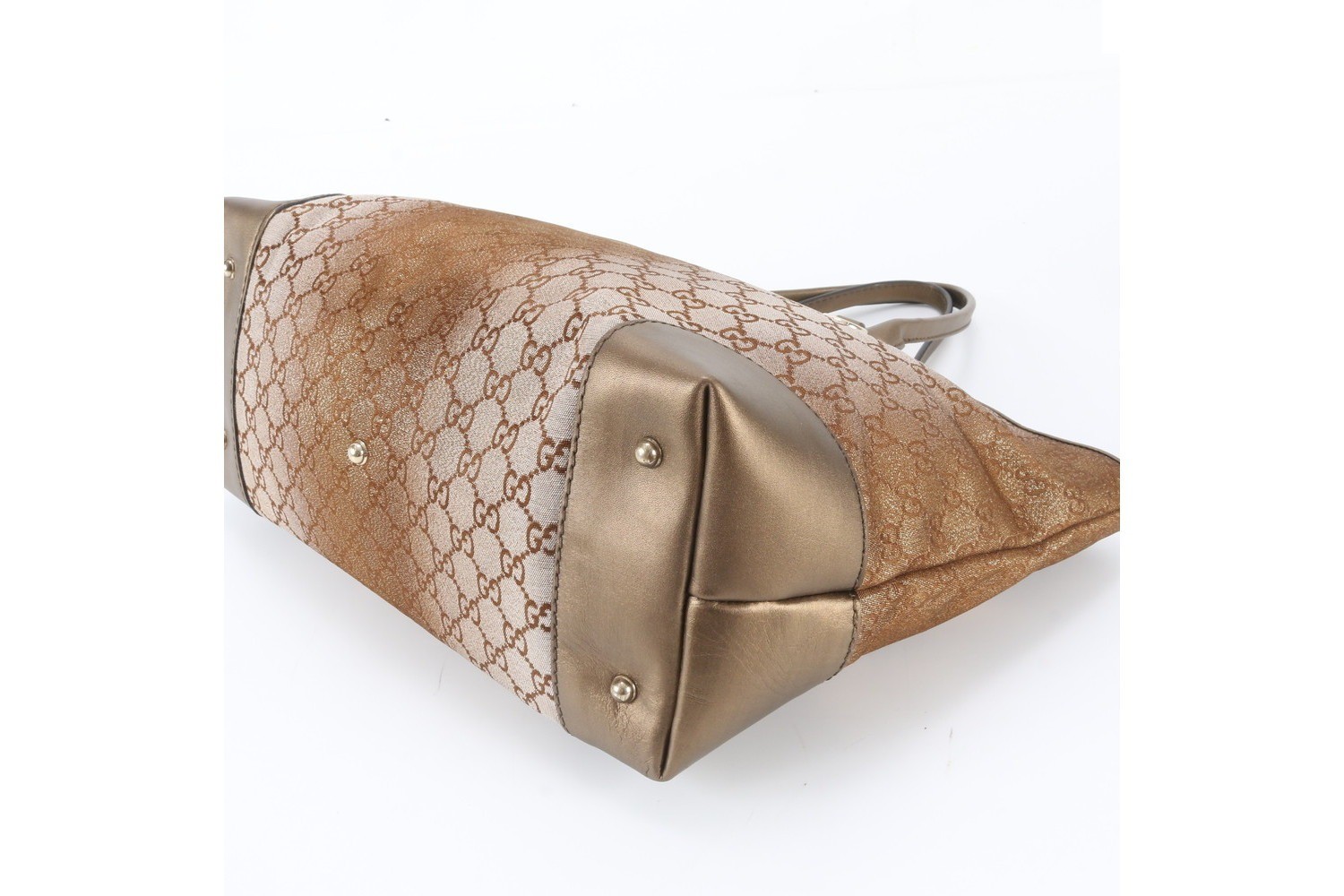 GG Canvas Heartbit 269956 Leather Tote Bag — view 4