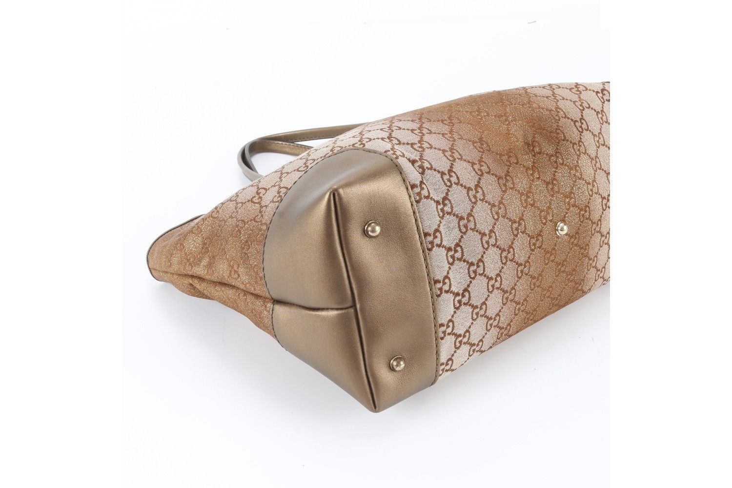 GG Canvas Heartbit 269956 Leather Tote Bag — view 5