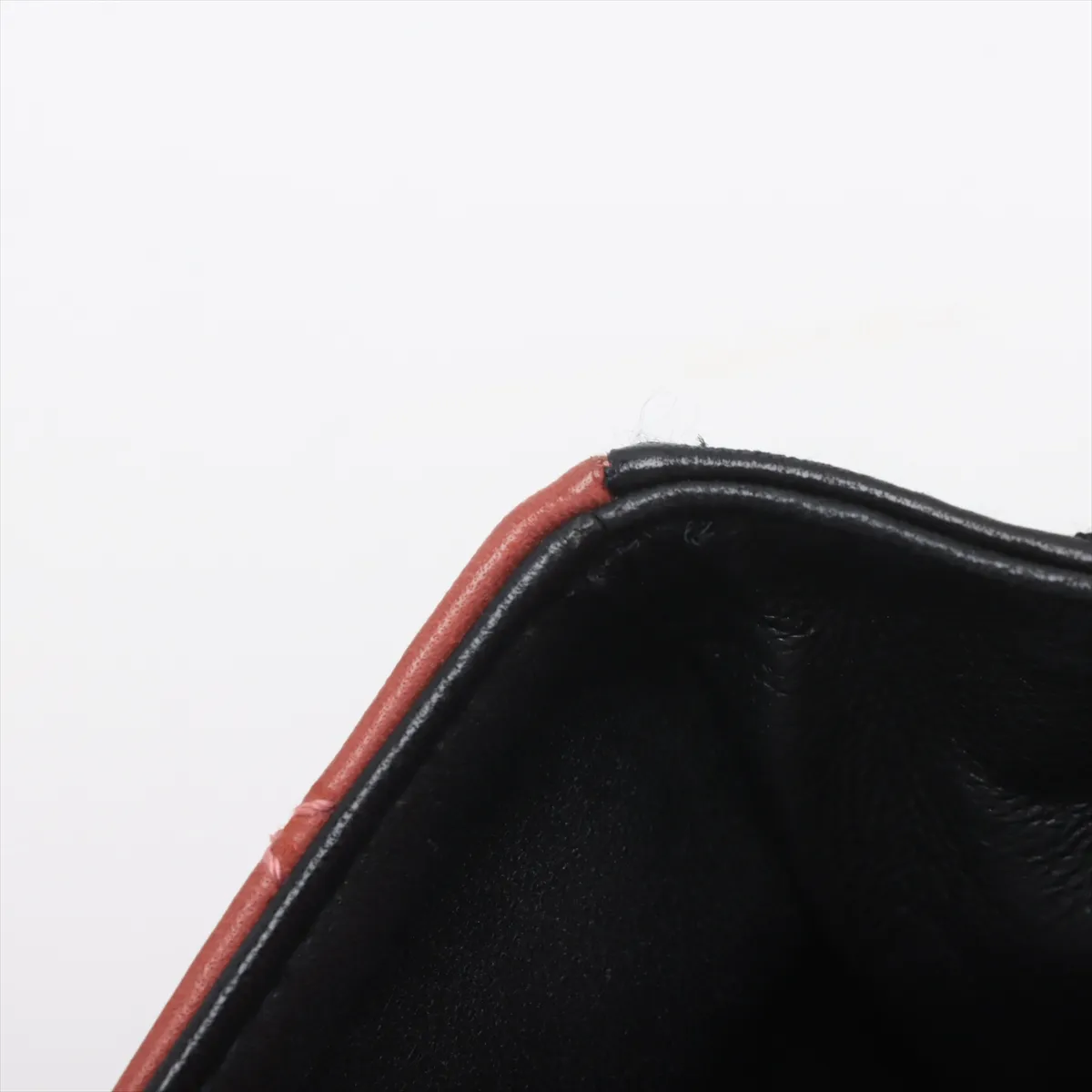 Matelasse Lambskin Single Flap Single Chain Bag Black x Pink Silver Hardware 6321608 6th Series — view 10