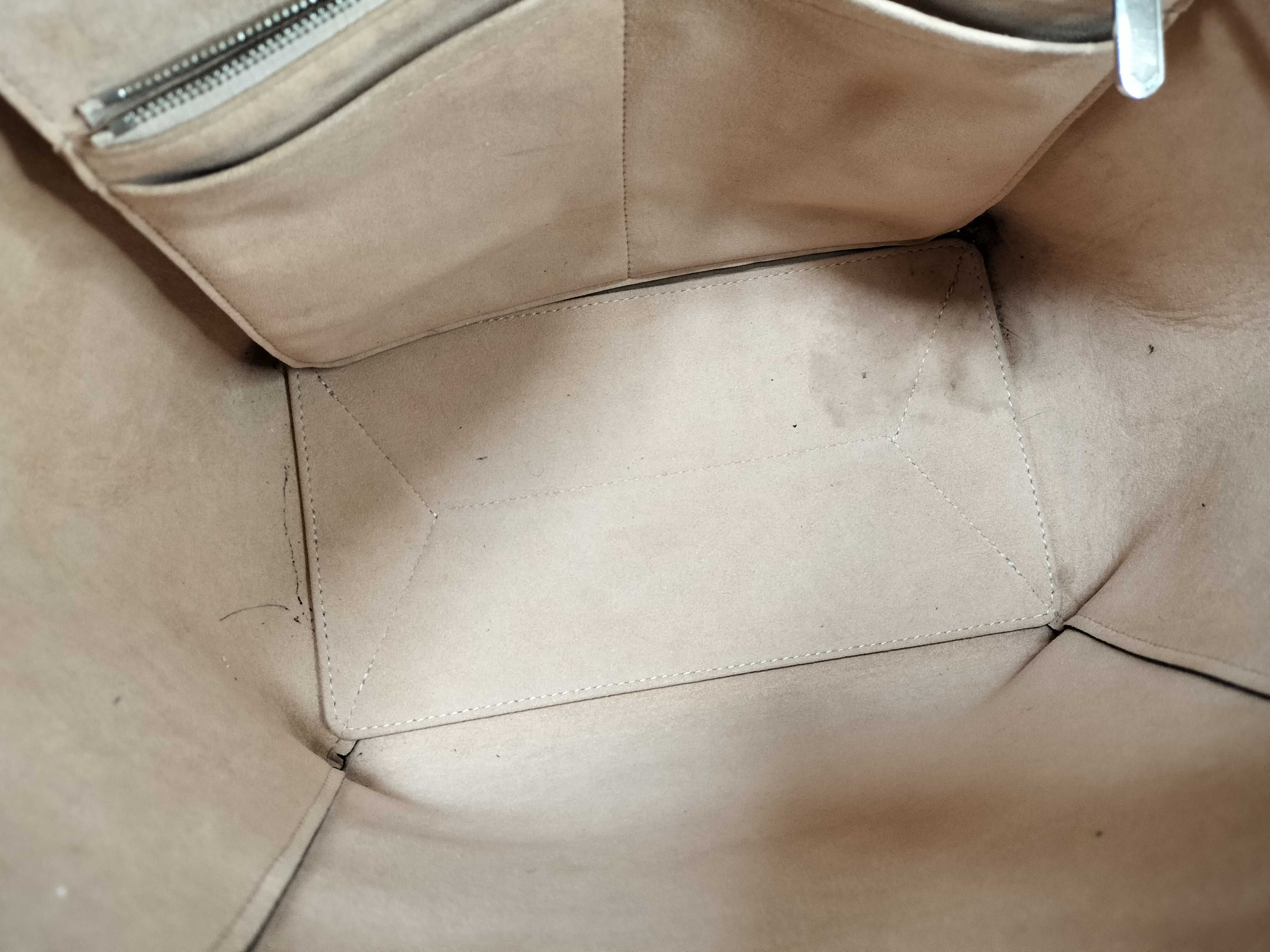 LV Logo Lockme Cabas M42289 FL3106 Beige x Black Tote Bag — view 9