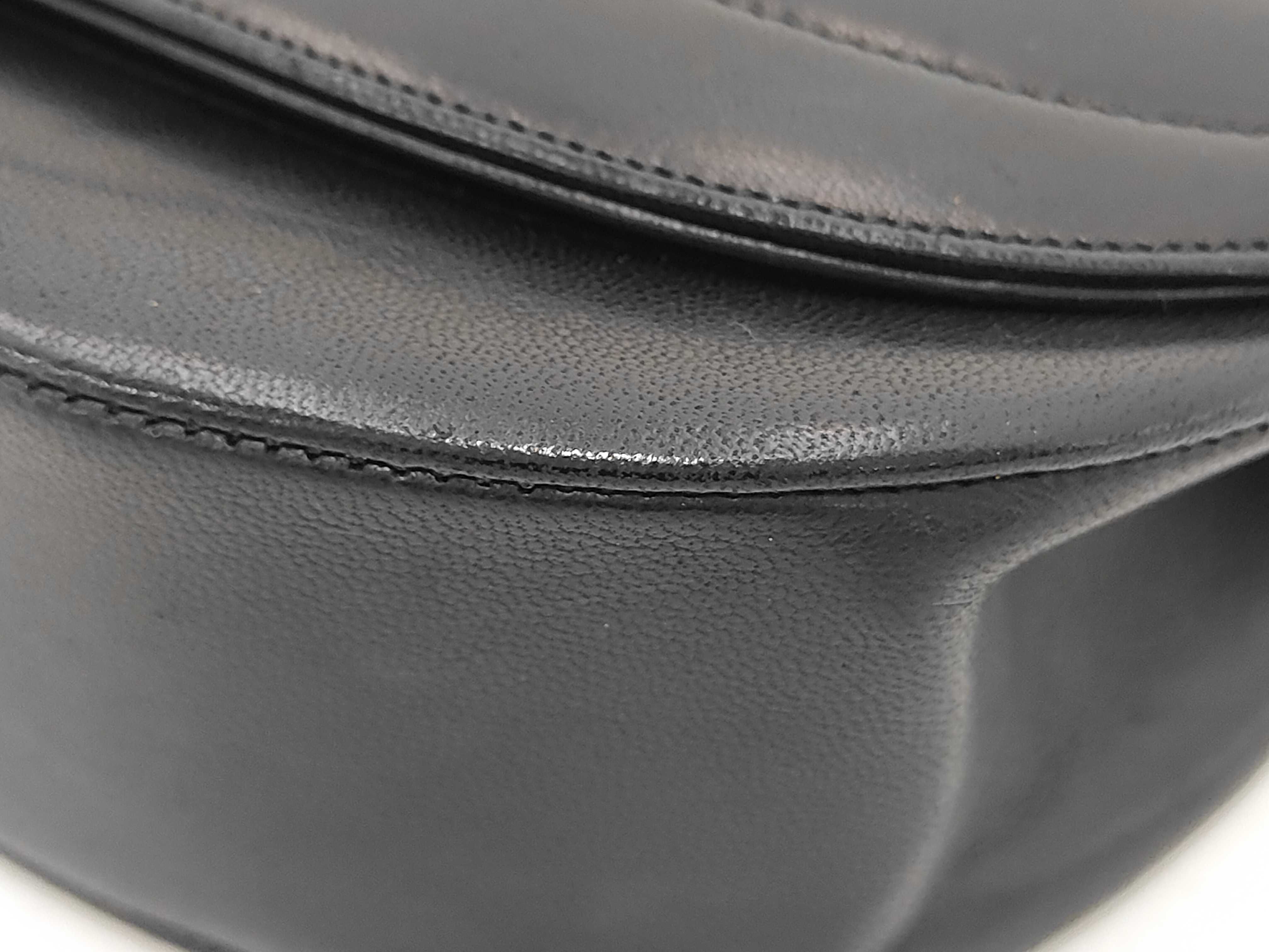 Half Moon Chain Shoulder Lambskin Shoulder Bag — view 6