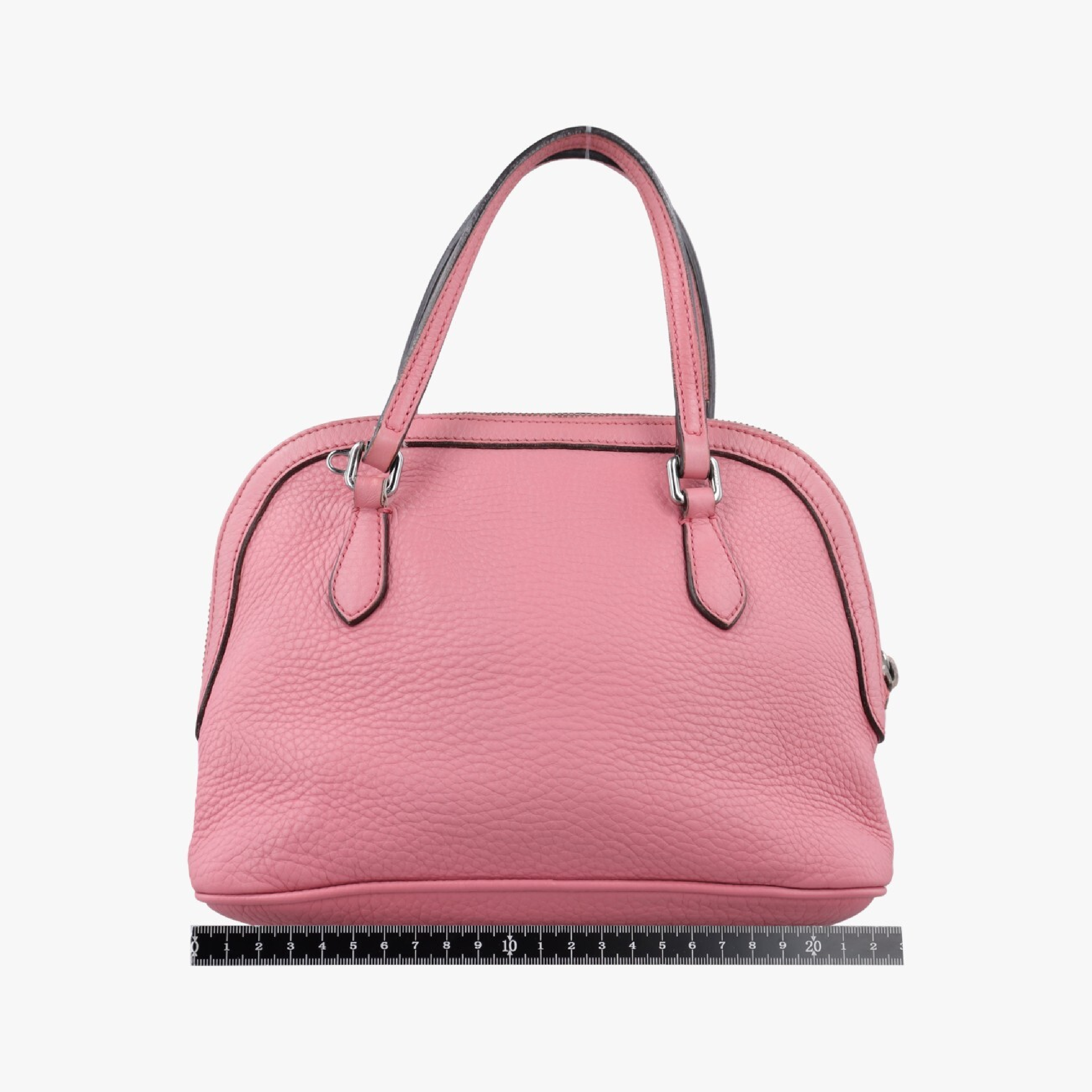 Microguccissima Dome Pink Leather Shoulder Bag 341504 A019202389 — view 2