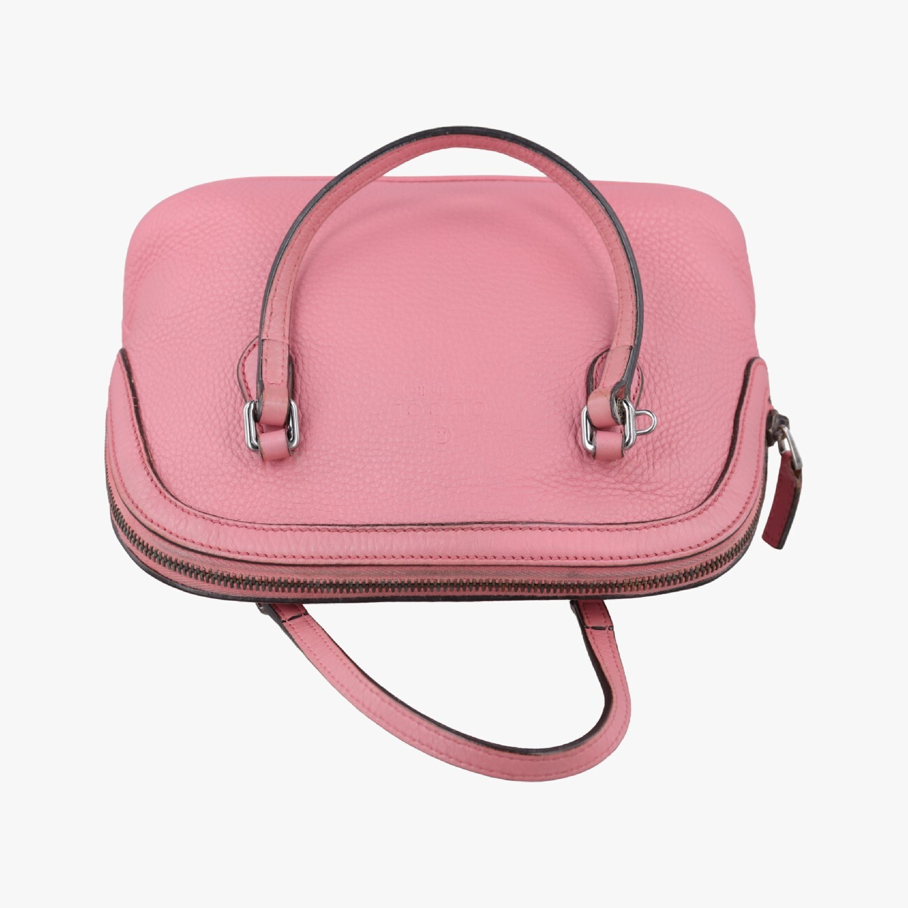 Microguccissima Dome Pink Leather Shoulder Bag 341504 A019202389 — view 5