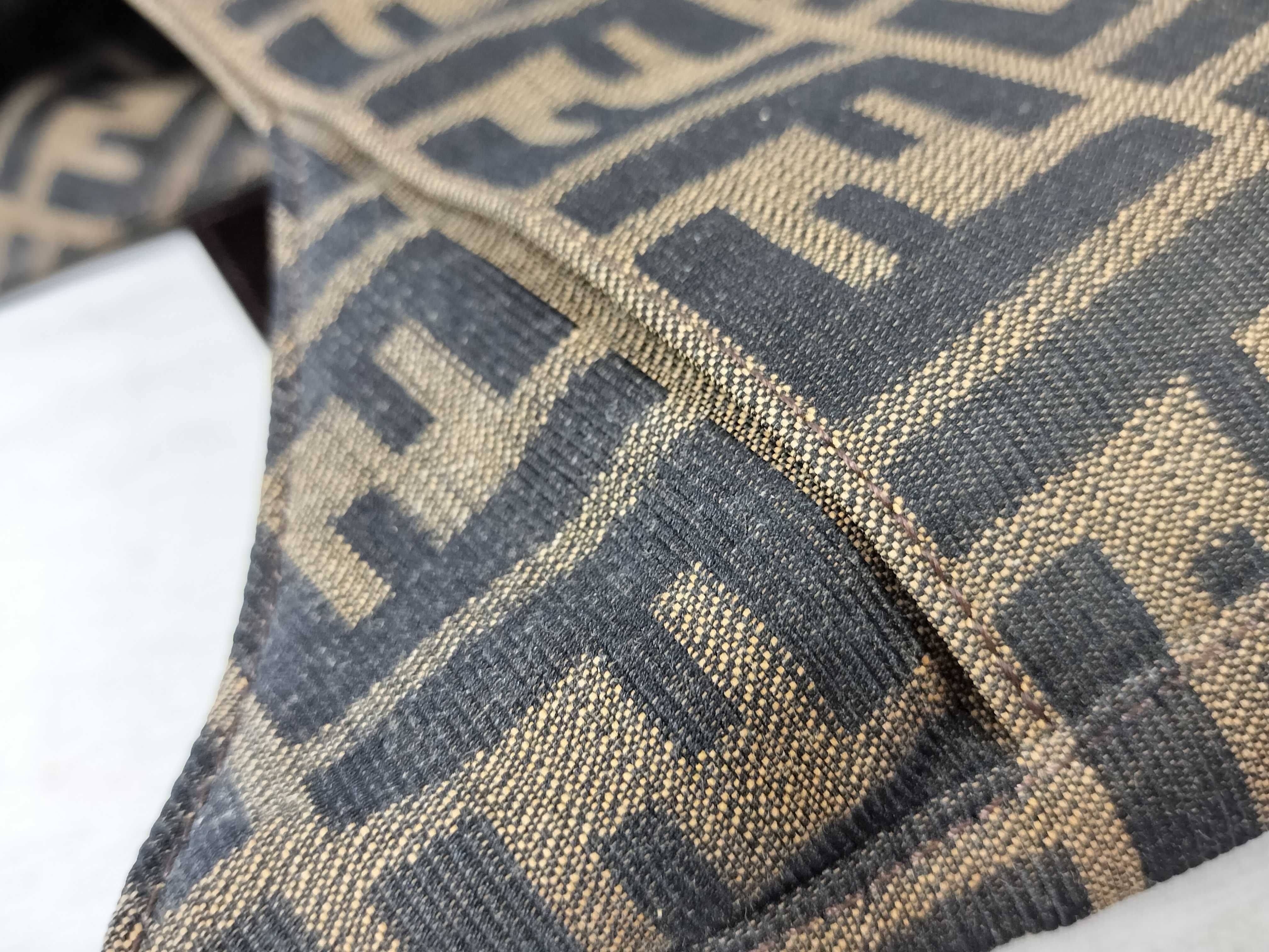 Zucca pattern Fendi Zucca one-shoulder bag Mamma Bucket brown shoulder bag — view 13