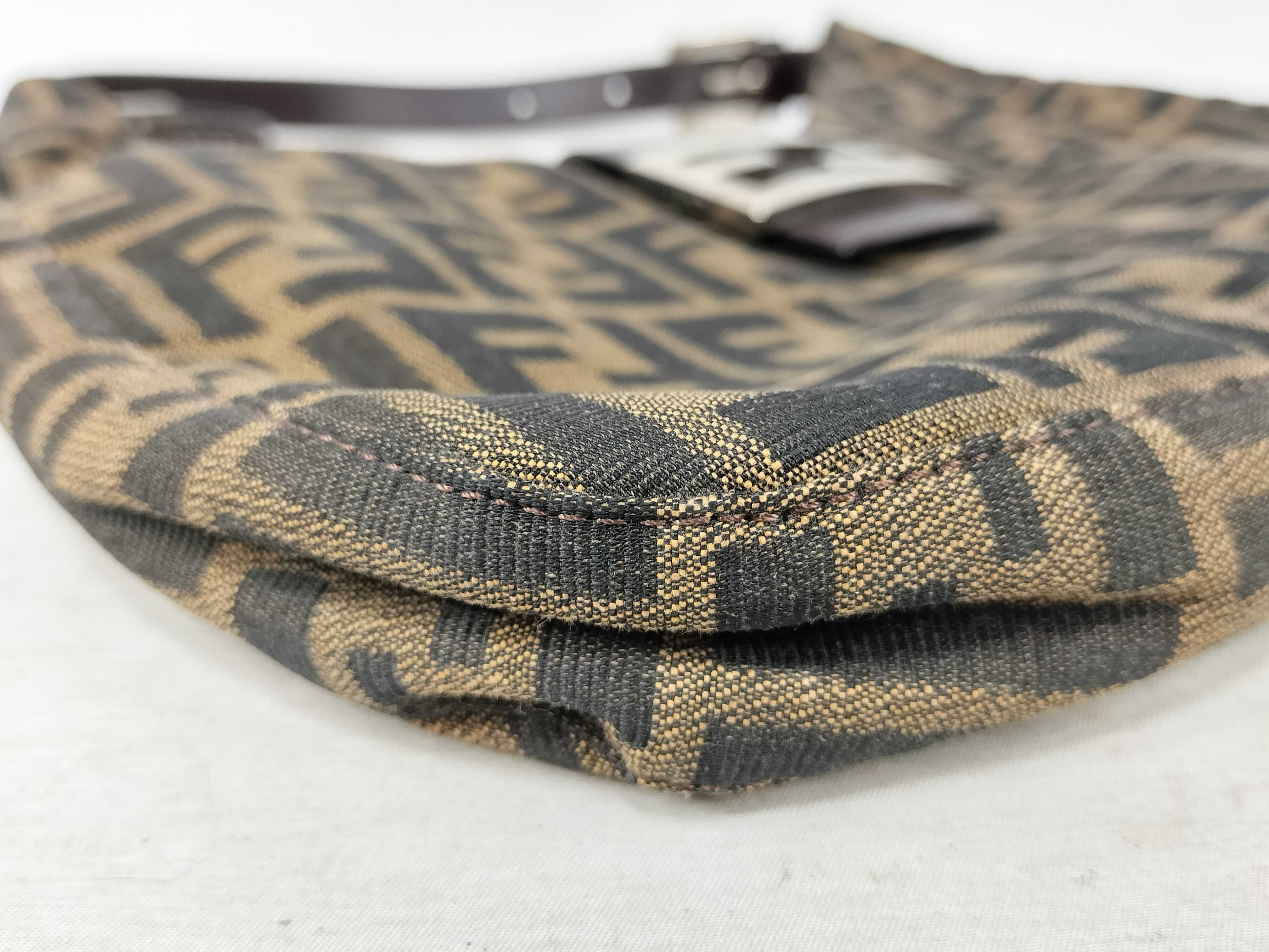 Zucca pattern Fendi Zucca one-shoulder bag Mamma Bucket brown shoulder bag — view 6
