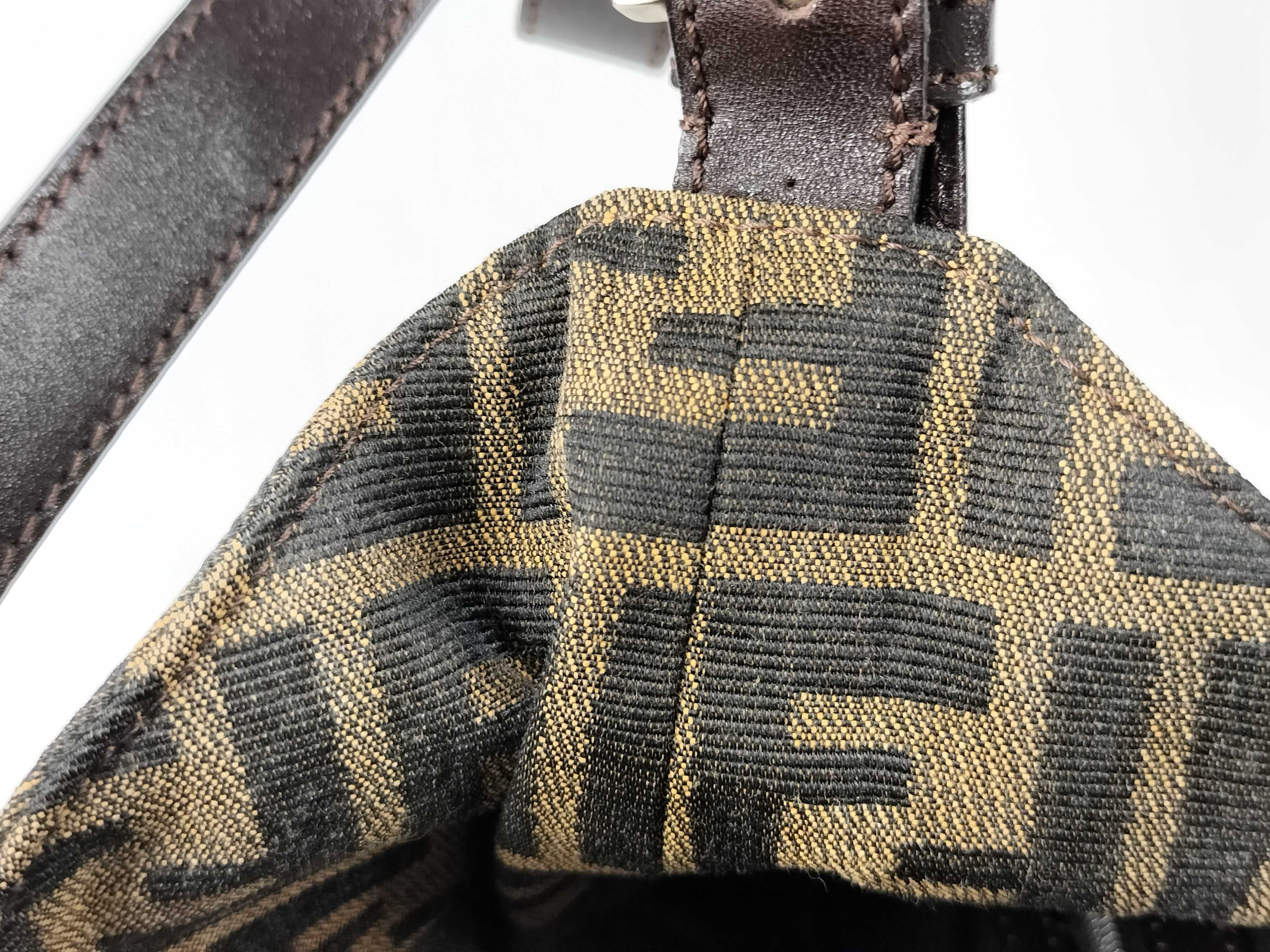 Zucca pattern Fendi Zucca one-shoulder bag Mamma Bucket brown shoulder bag — view 8