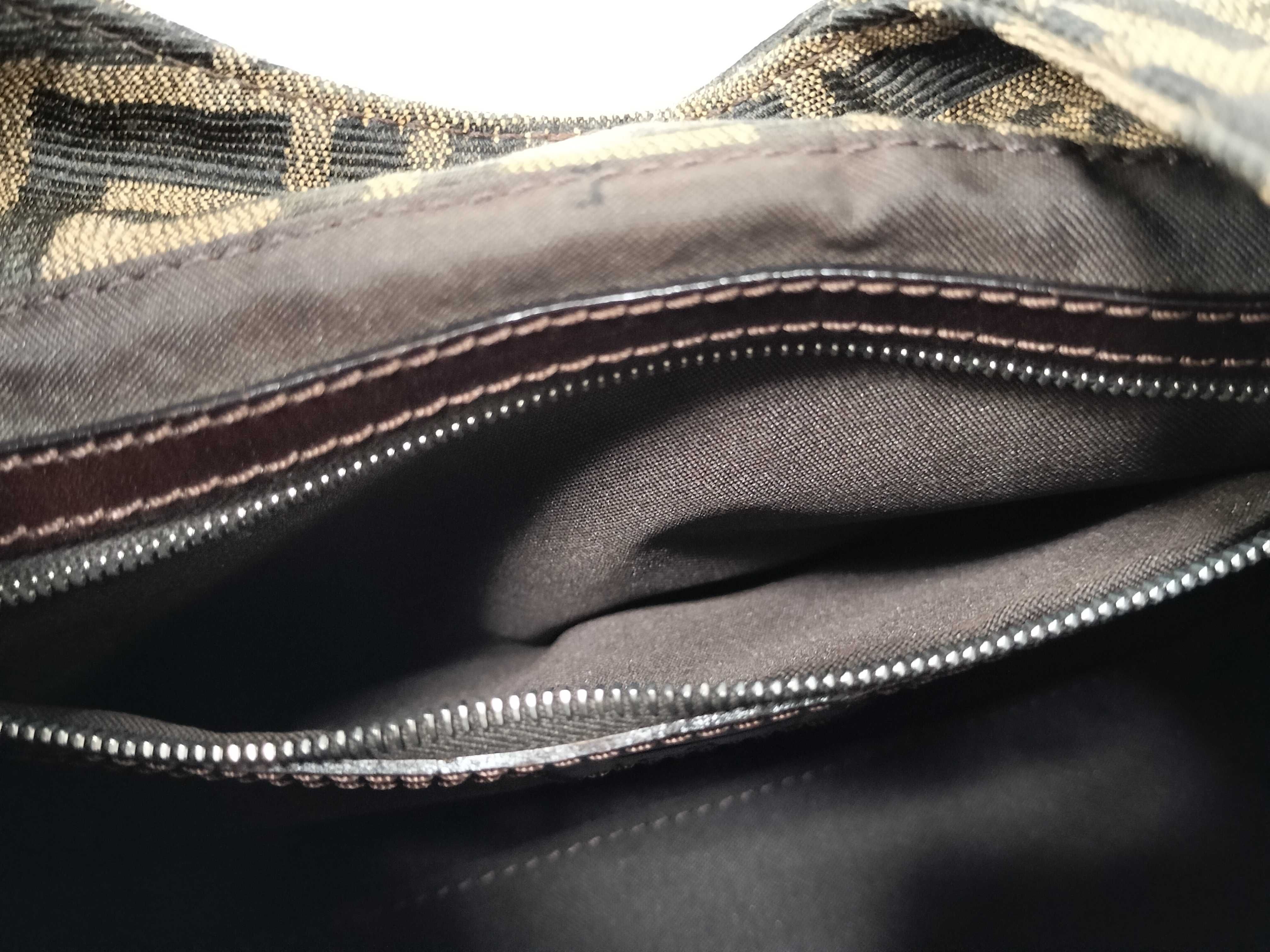 Zucca pattern Fendi Zucca one-shoulder bag Mamma Bucket brown shoulder bag — view 10