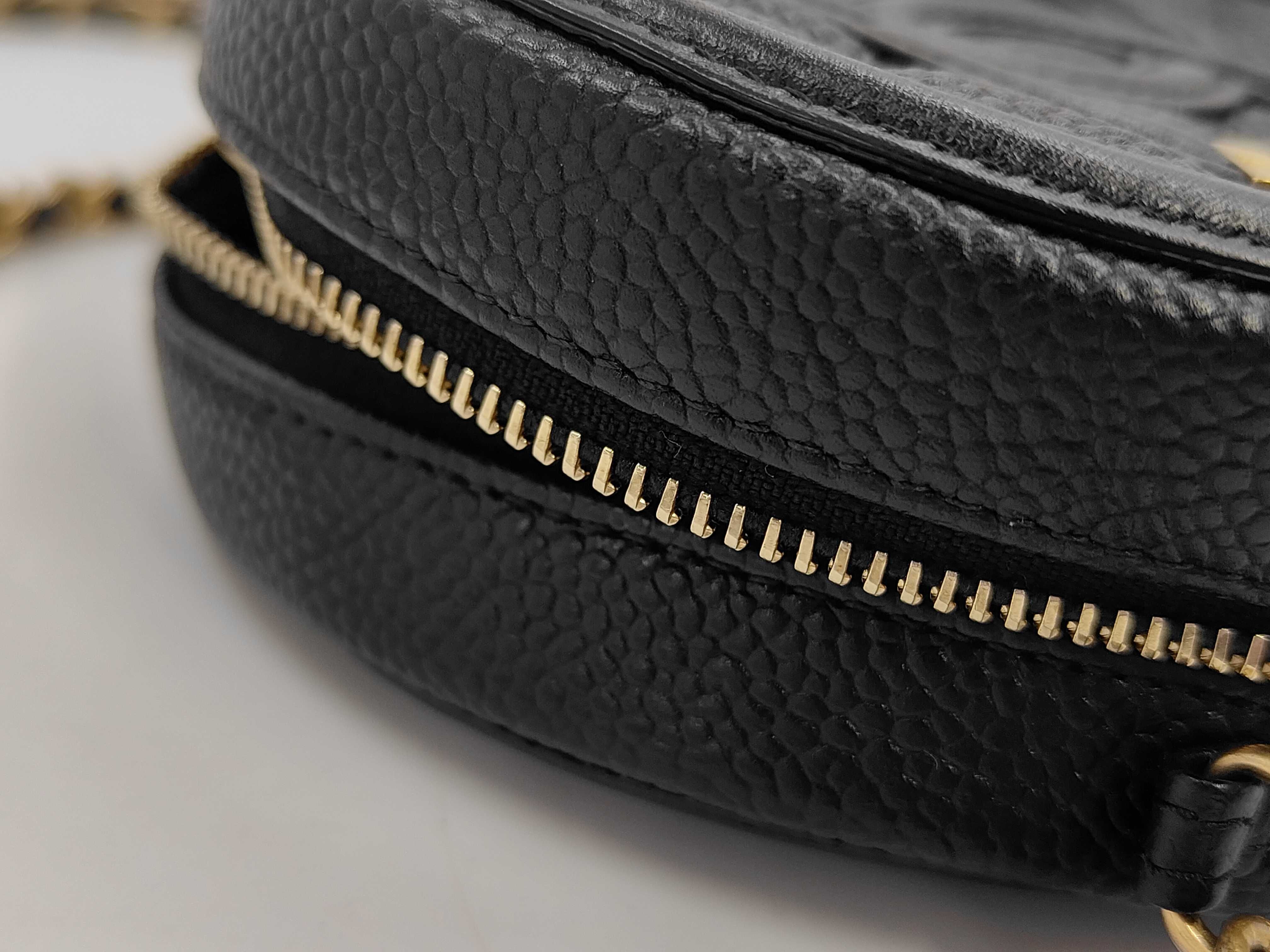 CC Filigree Caviar Skin Round Chain Shoulder Bag — view 12
