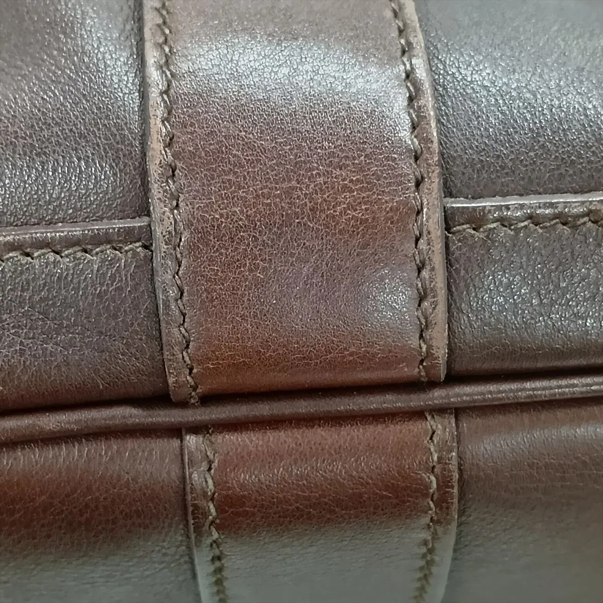Garden Twilly TPM, Veau Swift Havana leather, silver hardware, I: 2005, with Twilly scarf. — view 12