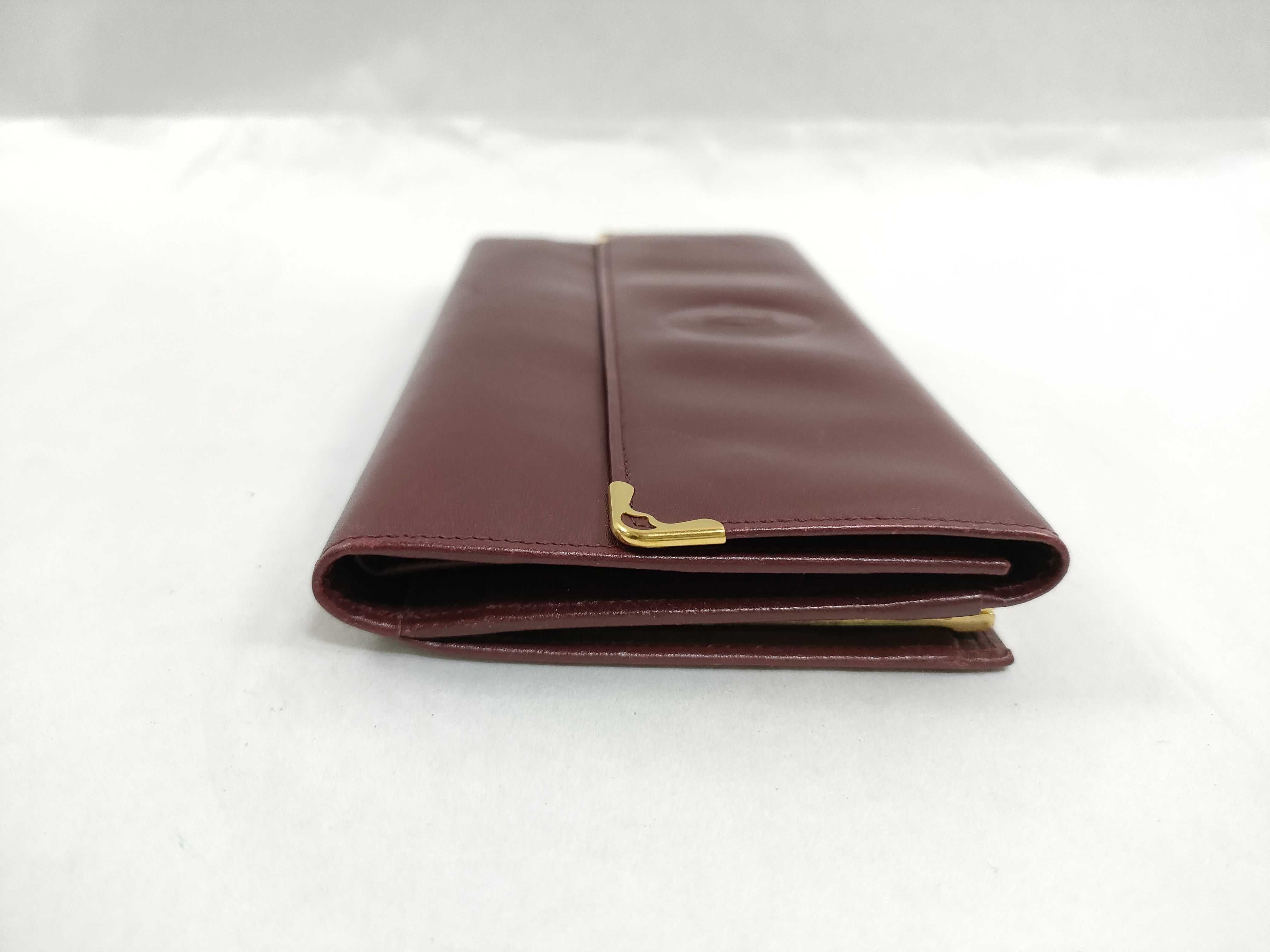 Must Line Bordeaux Long Wallet with Box — view 4