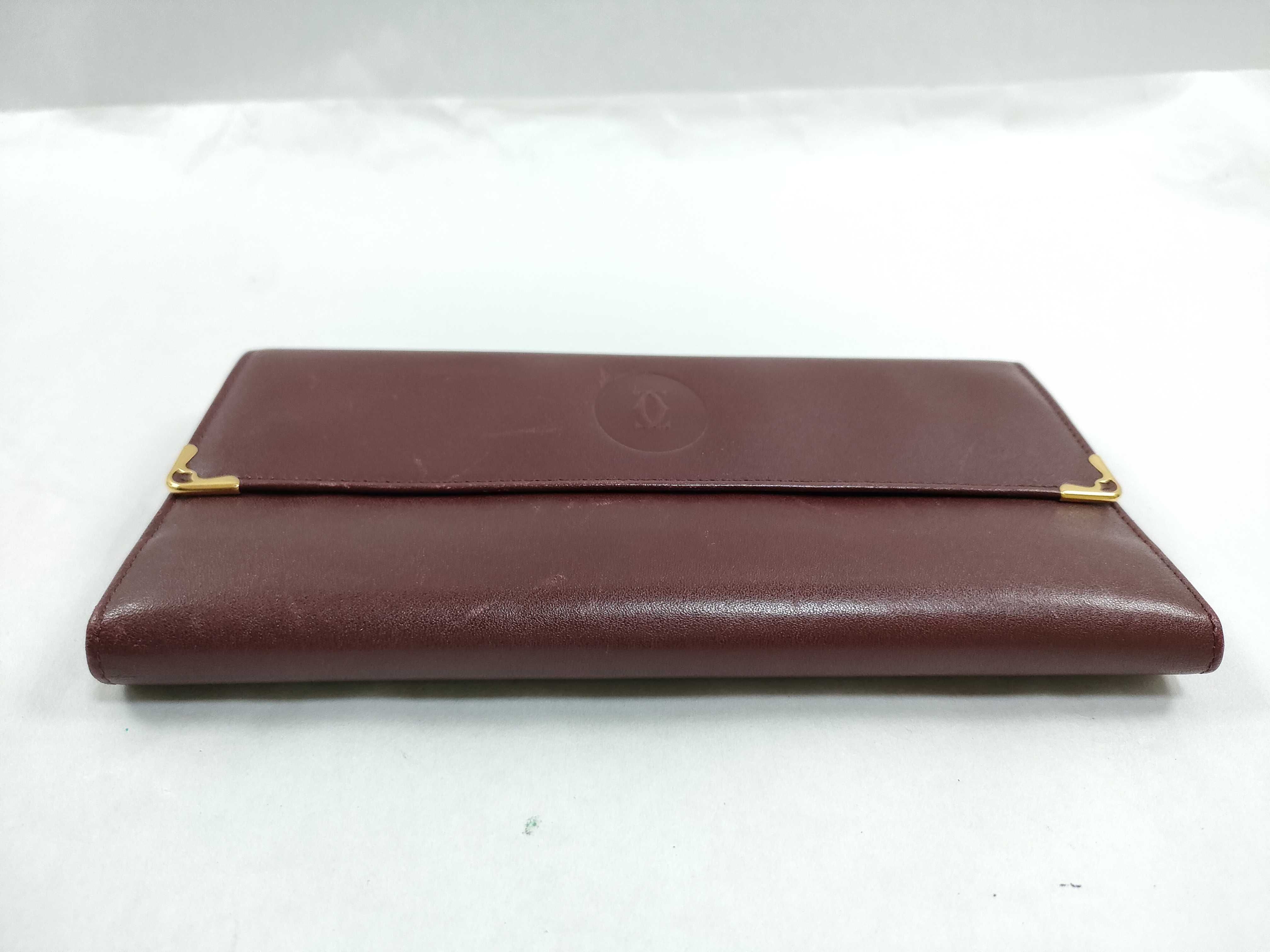 Must Line Bordeaux Long Wallet with Box — view 5