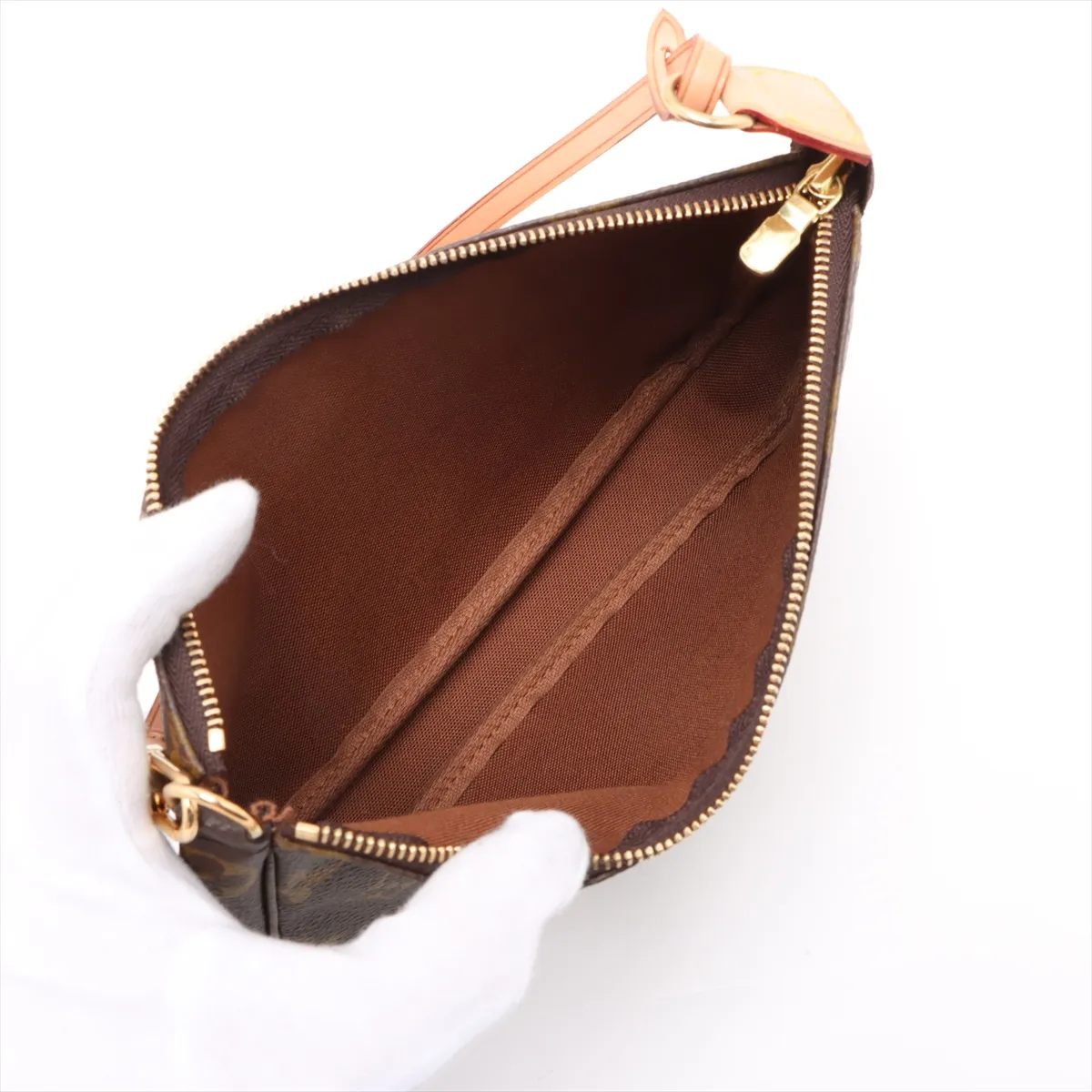 Monogram Pochette Accessoire M51980 VI0051 Brown — view 7