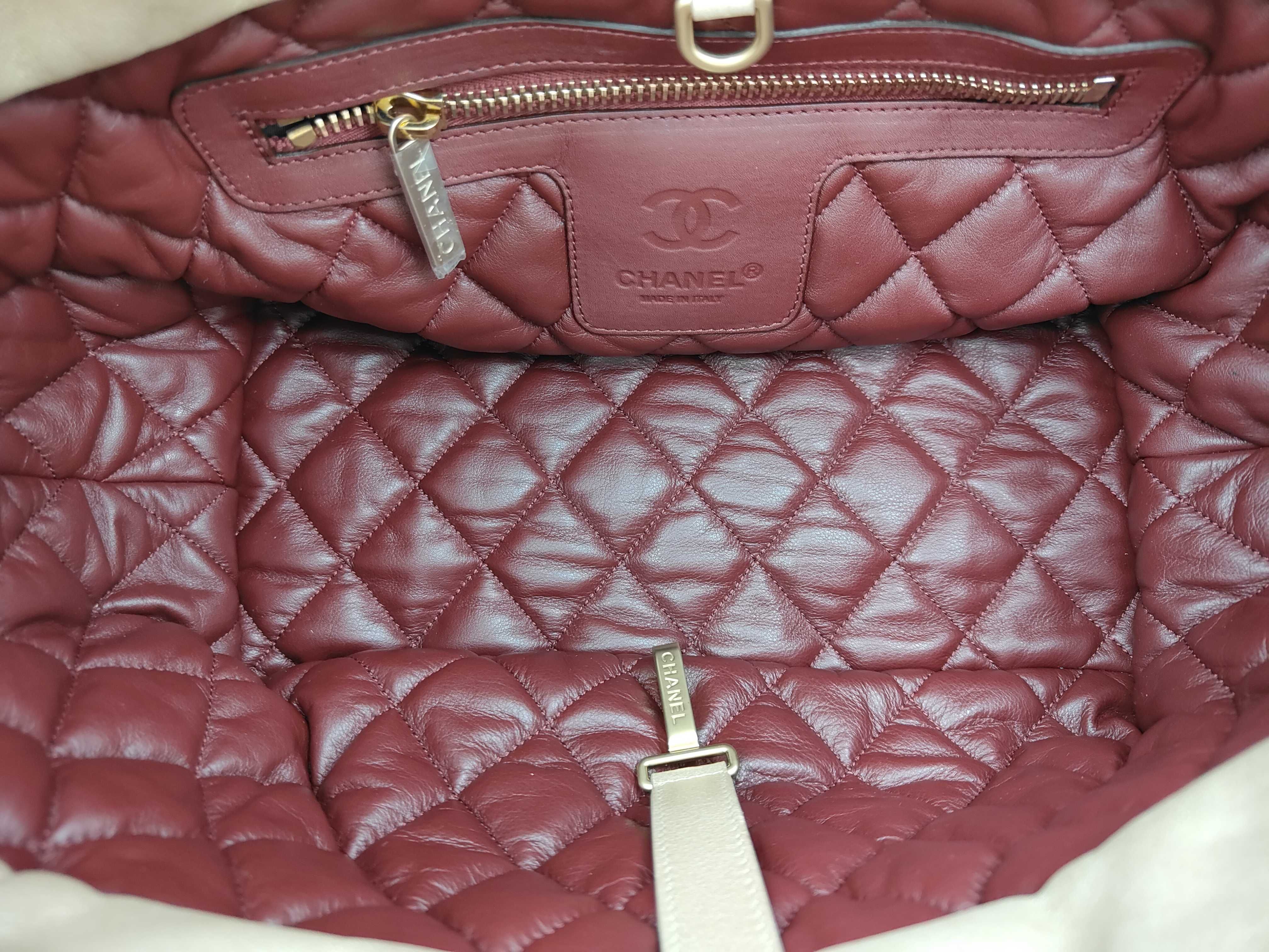 Coco Cocoon Handbag, Beige — view 8