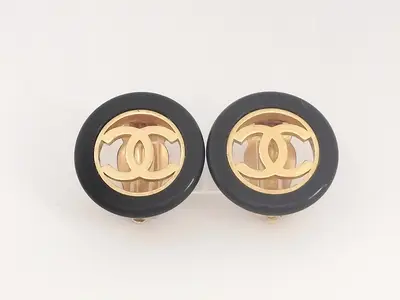 Coco Black Gold Earrings