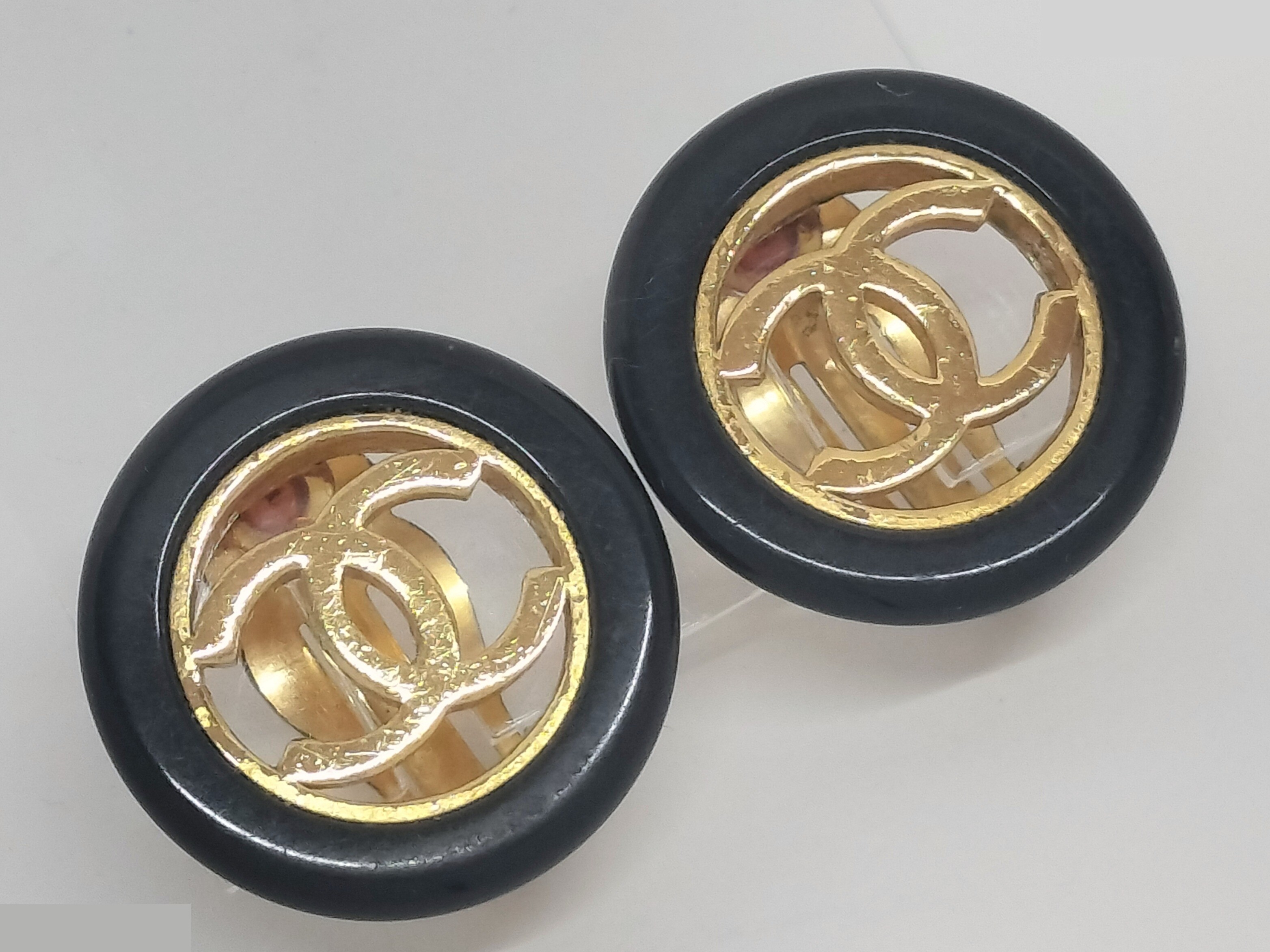 Coco Black Gold Earrings — view 5