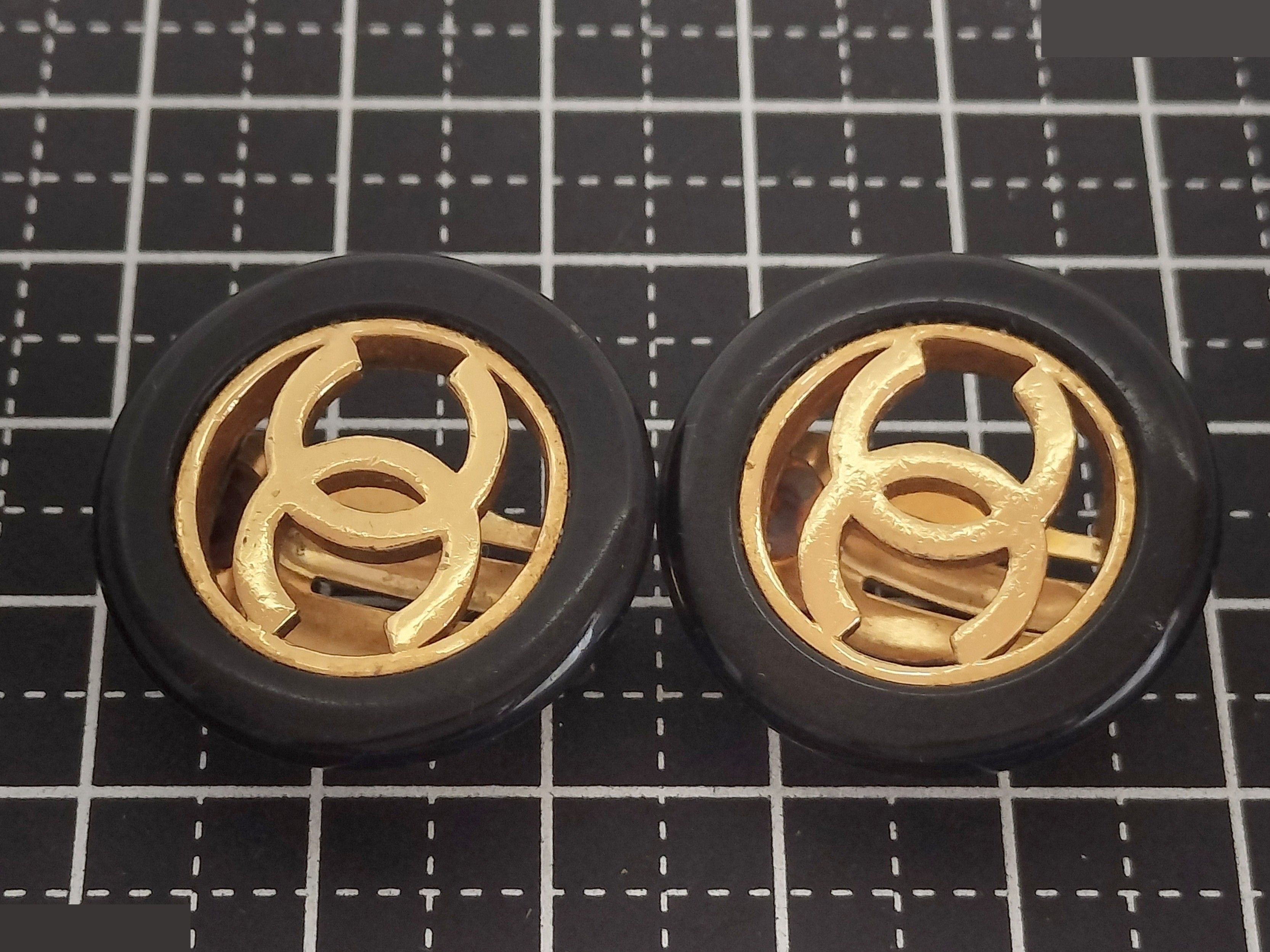 Coco Black Gold Earrings — view 6