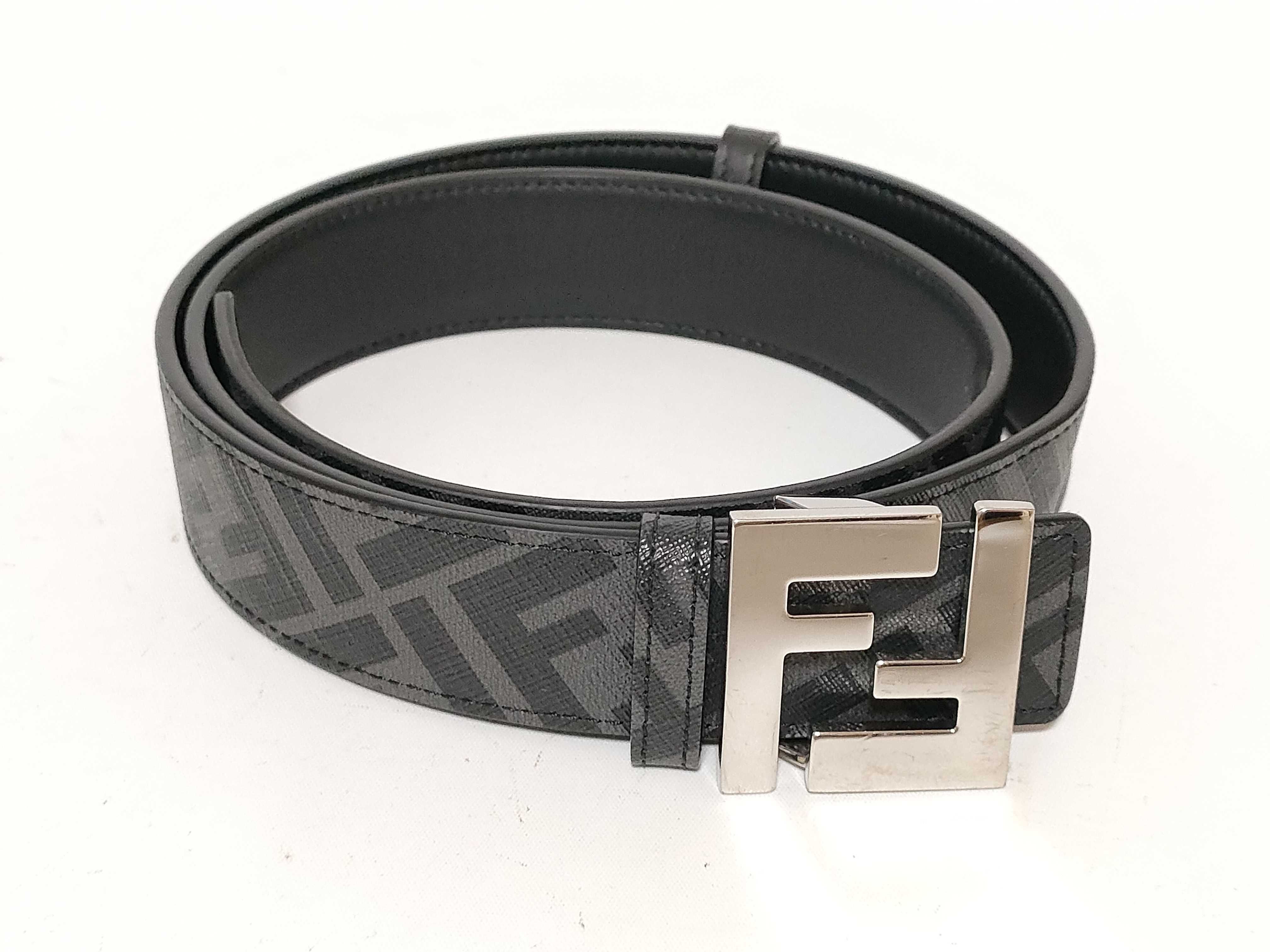 FF logo reversible belt, black belt