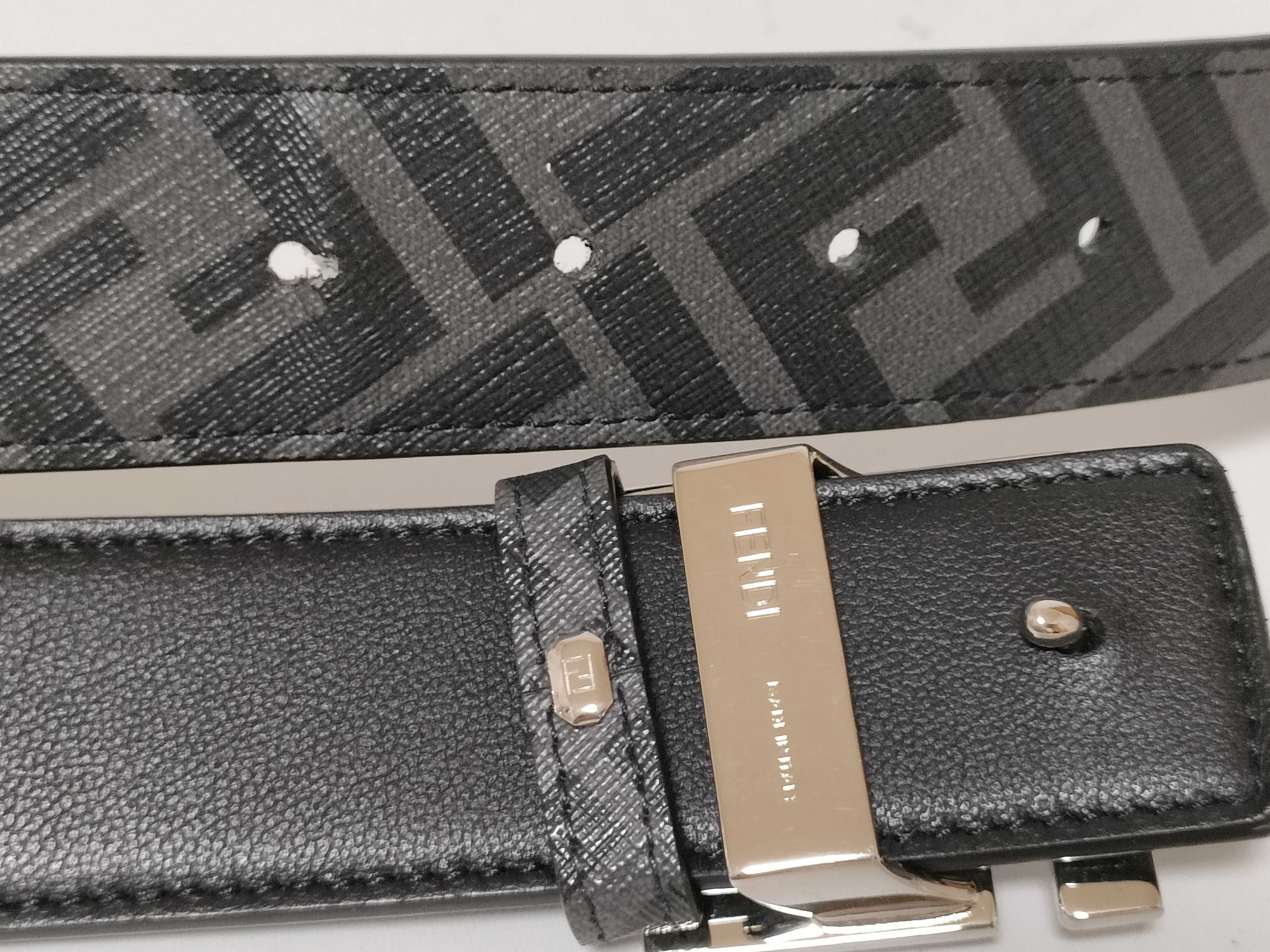FF logo reversible belt, black belt — view 4
