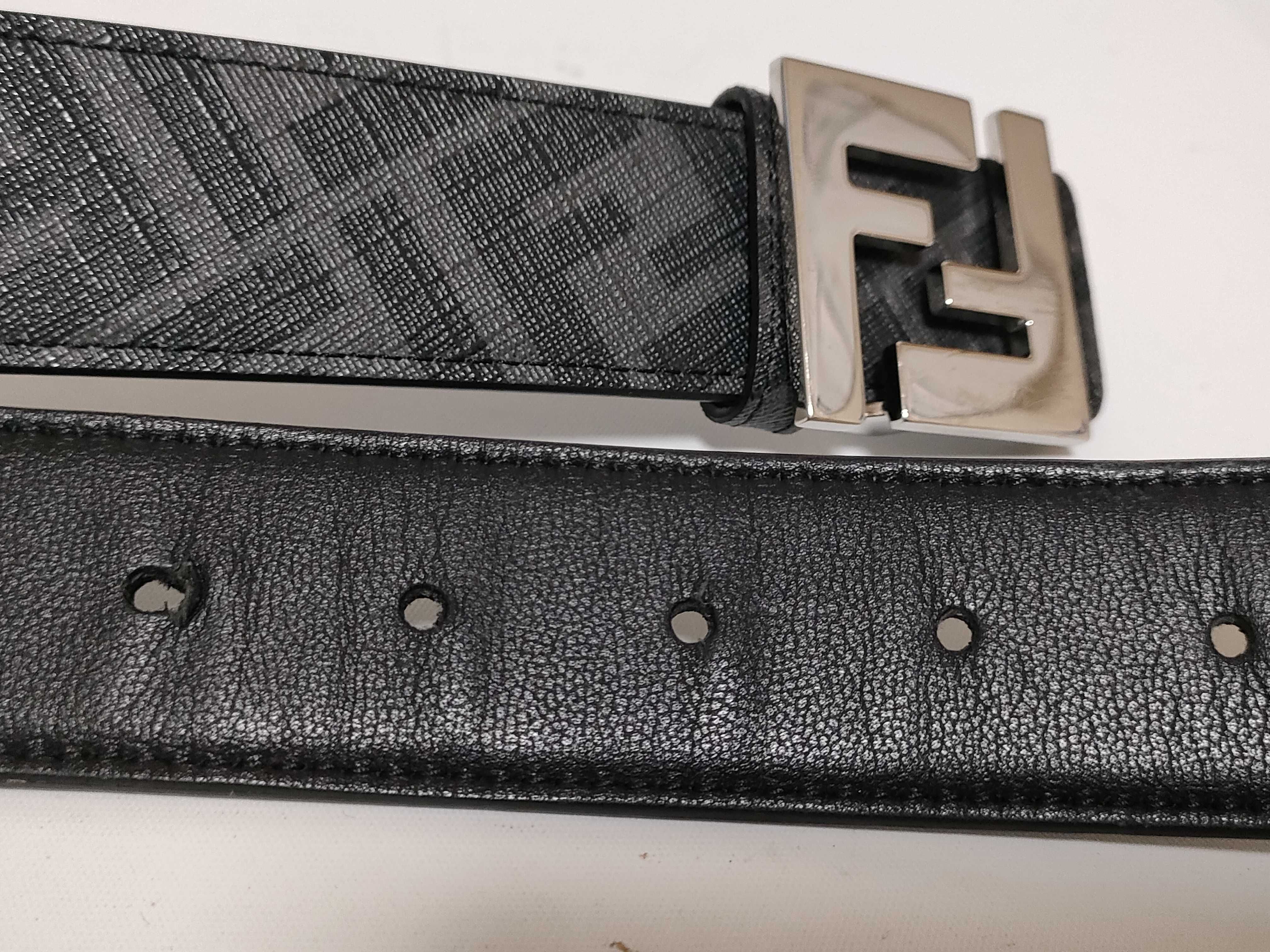 FF logo reversible belt, black belt — view 5