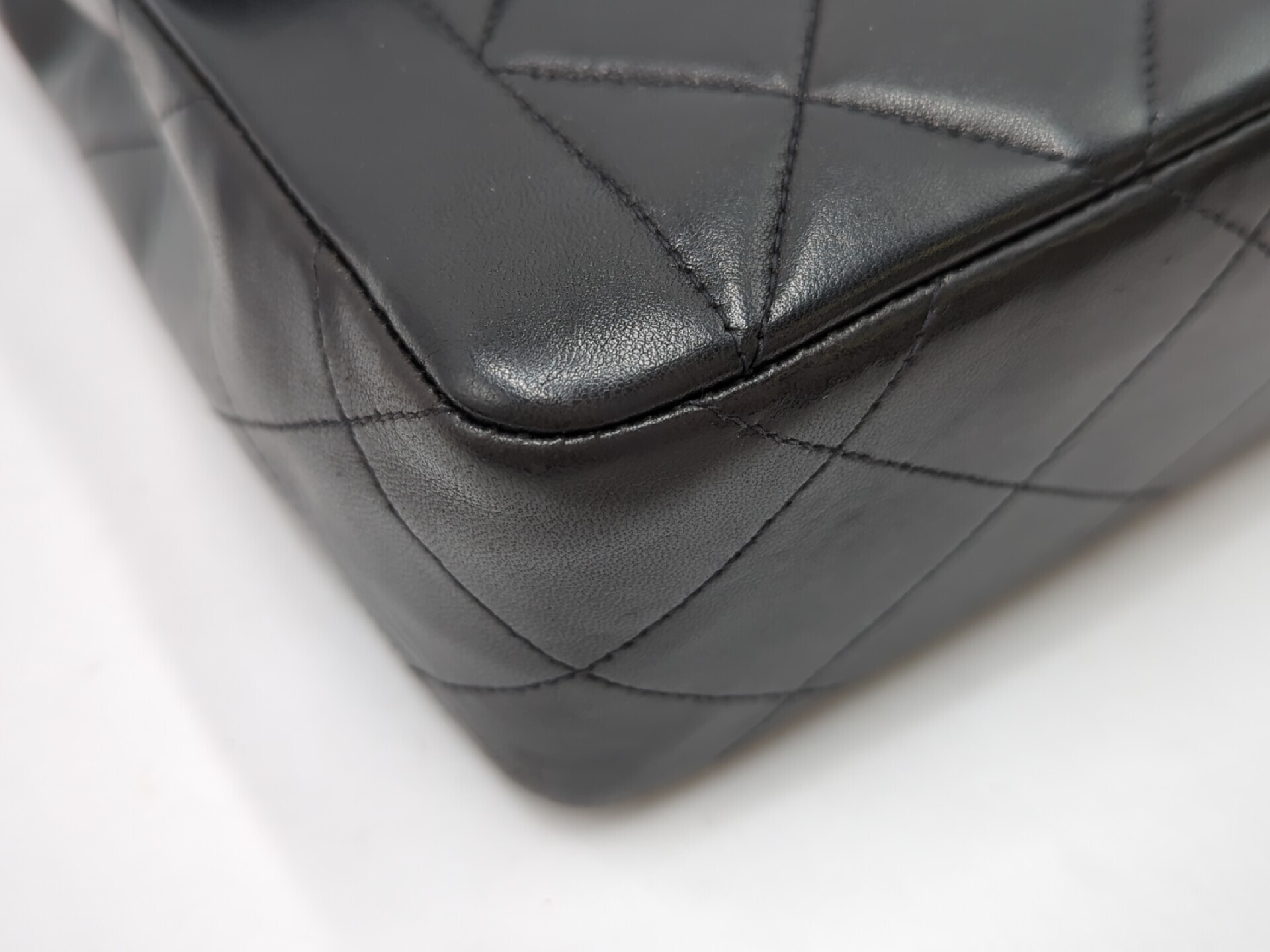 Lambskin Black Chain Shoulder Bag (Serial No. 3) — view 3