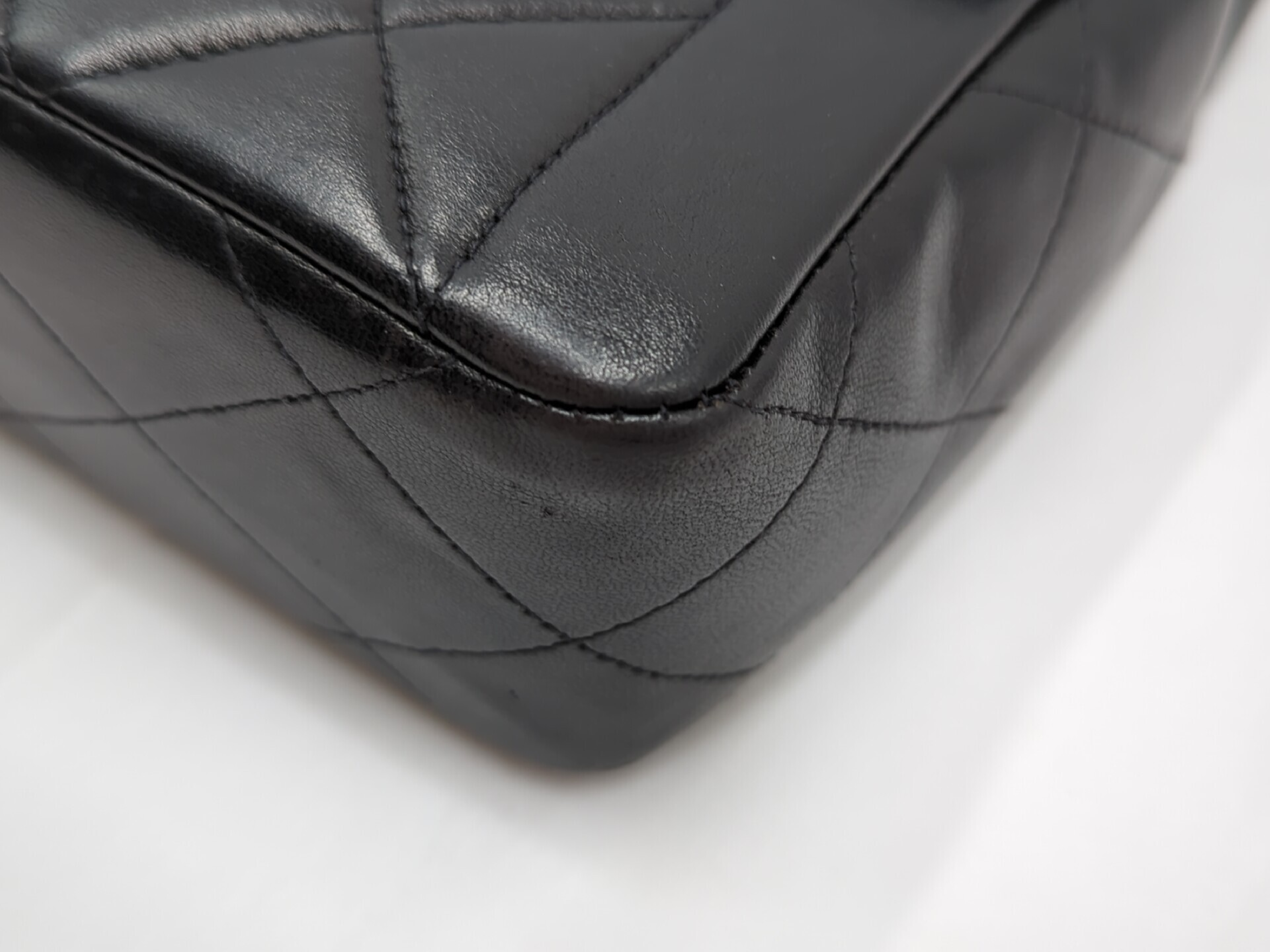 Lambskin Black Chain Shoulder Bag (Serial No. 3) — view 4