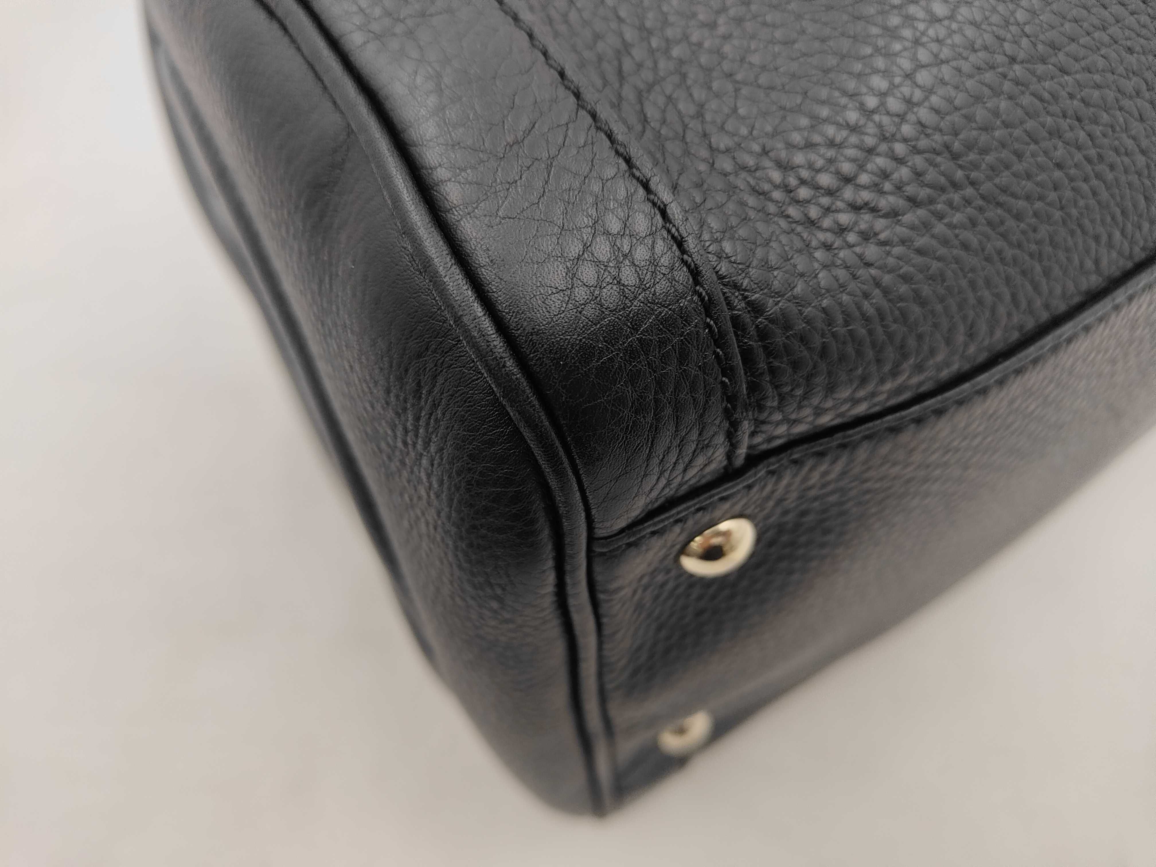 Soho 282302 Leather Black Boston Bag — view 6