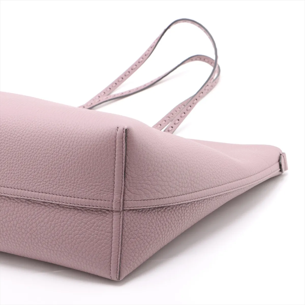 Selleria Roll Medium Leather Tote Bag Purple 8BH428 — view 3