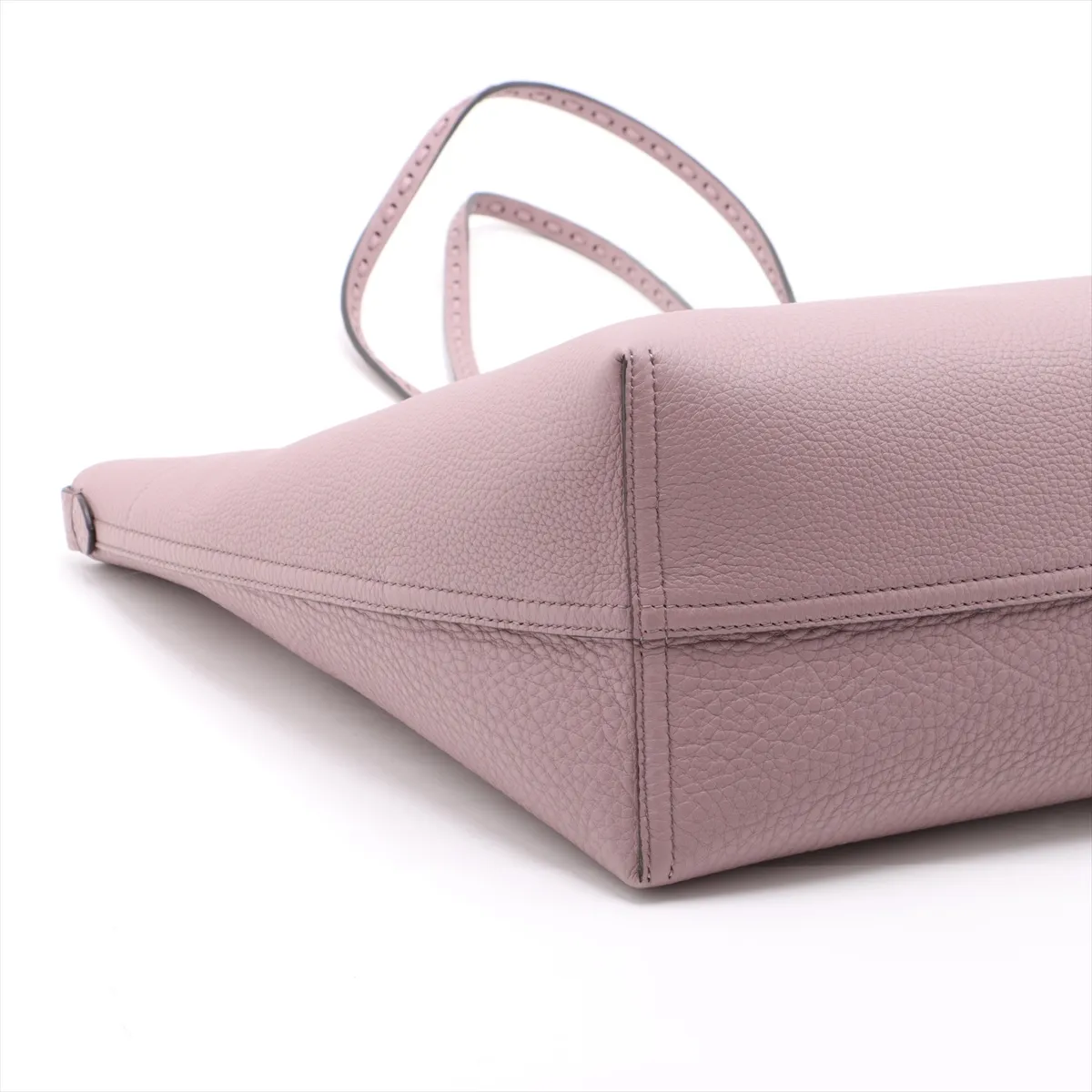 Selleria Roll Medium Leather Tote Bag Purple 8BH428 — view 4