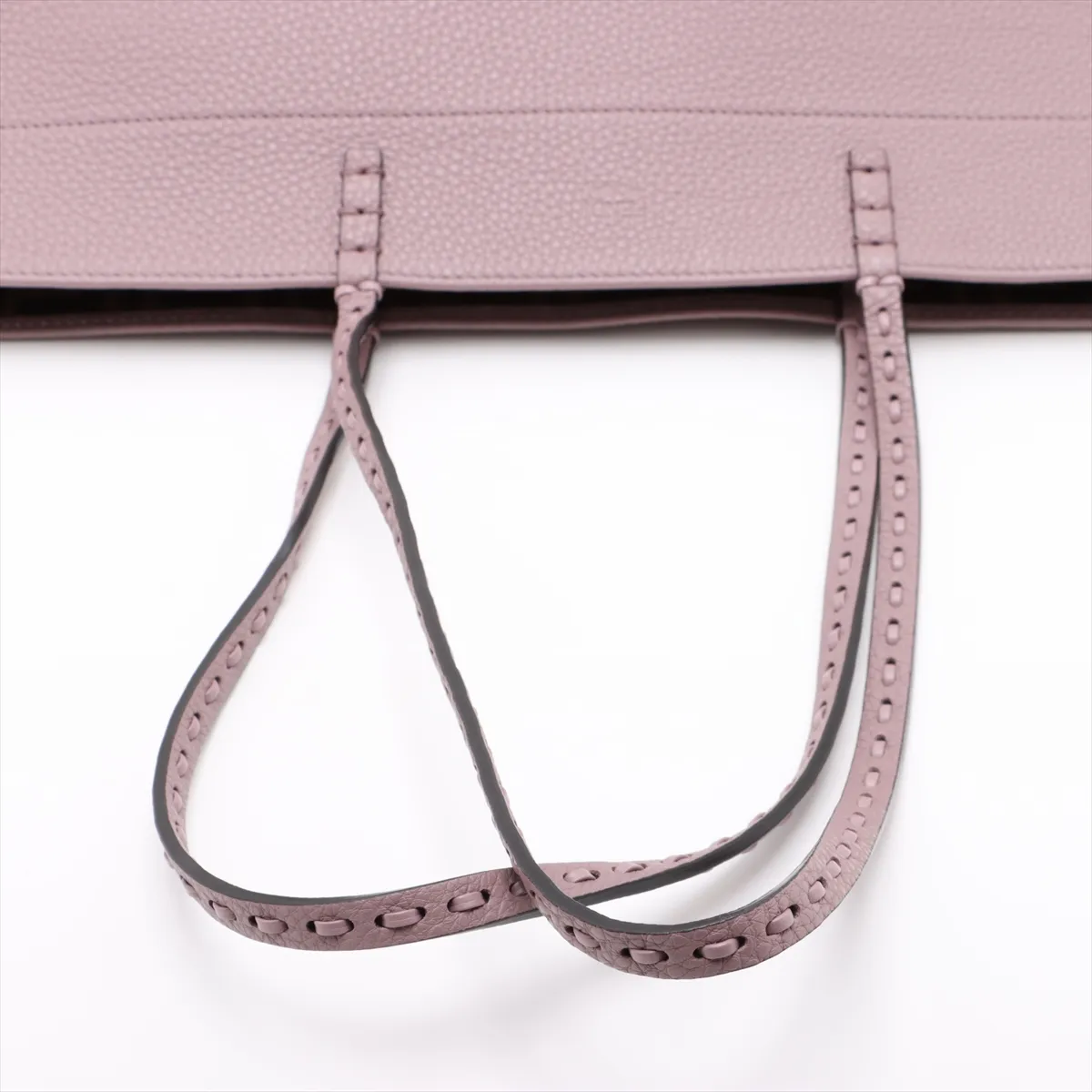 Selleria Roll Medium Leather Tote Bag Purple 8BH428 — view 5