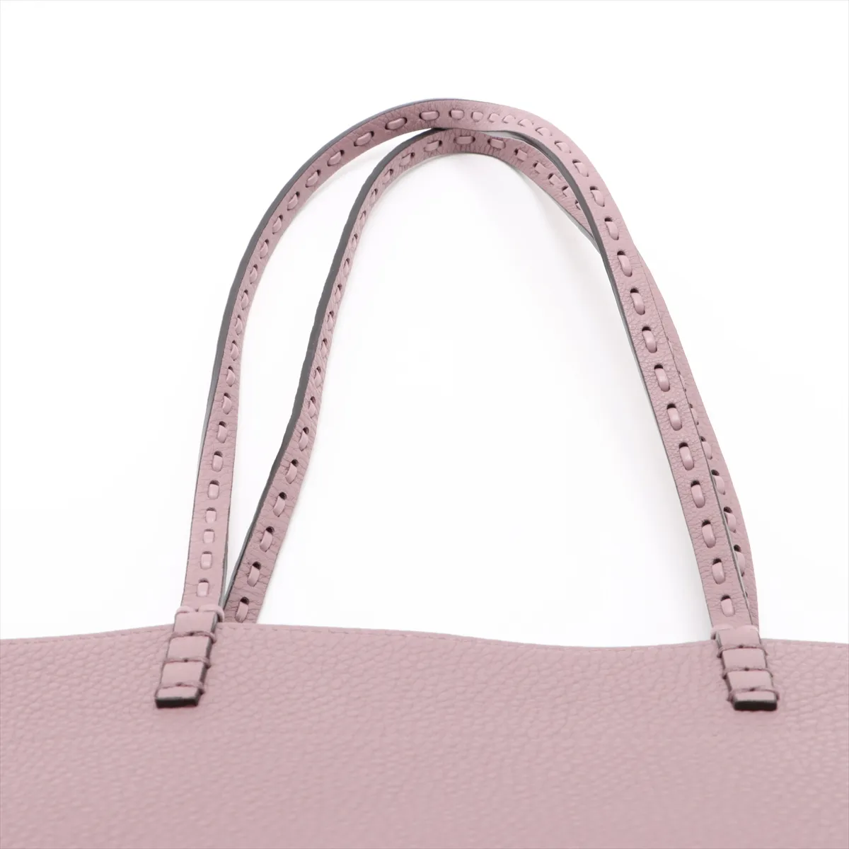 Selleria Roll Medium Leather Tote Bag Purple 8BH428 — view 6