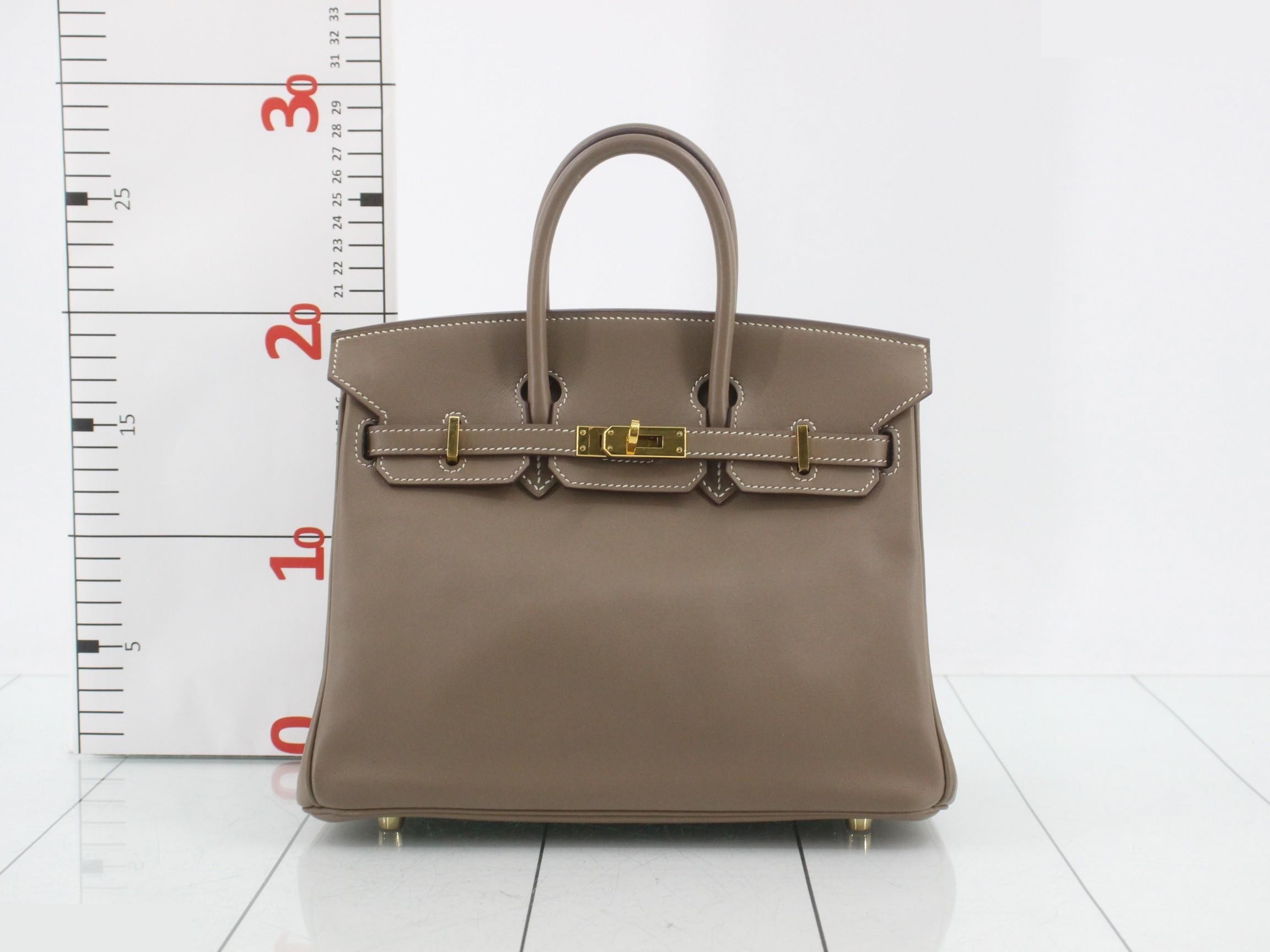 Birkin 25 Etoupe Gold Hardware — view 2