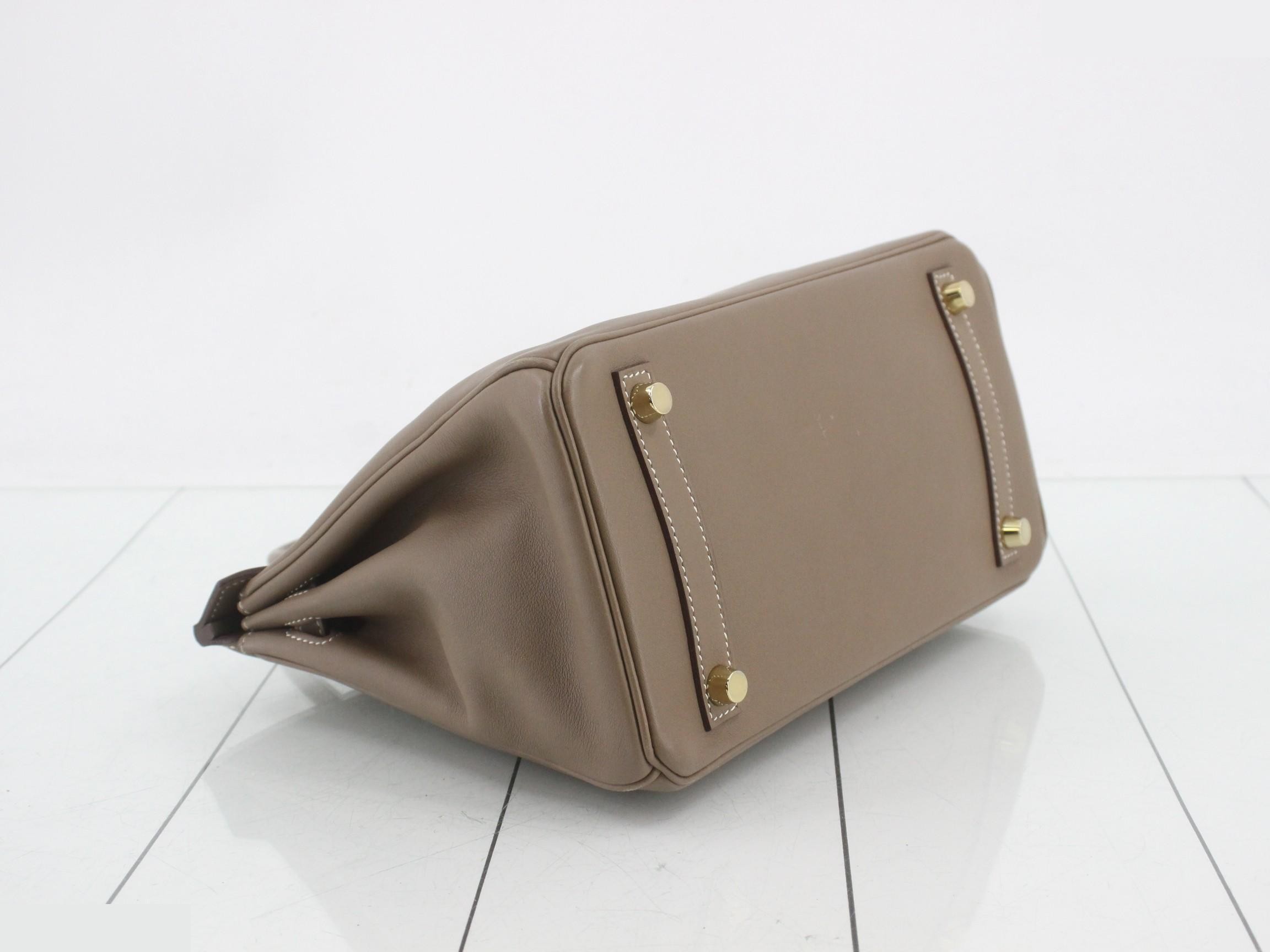 Birkin 25 Etoupe Gold Hardware — view 6