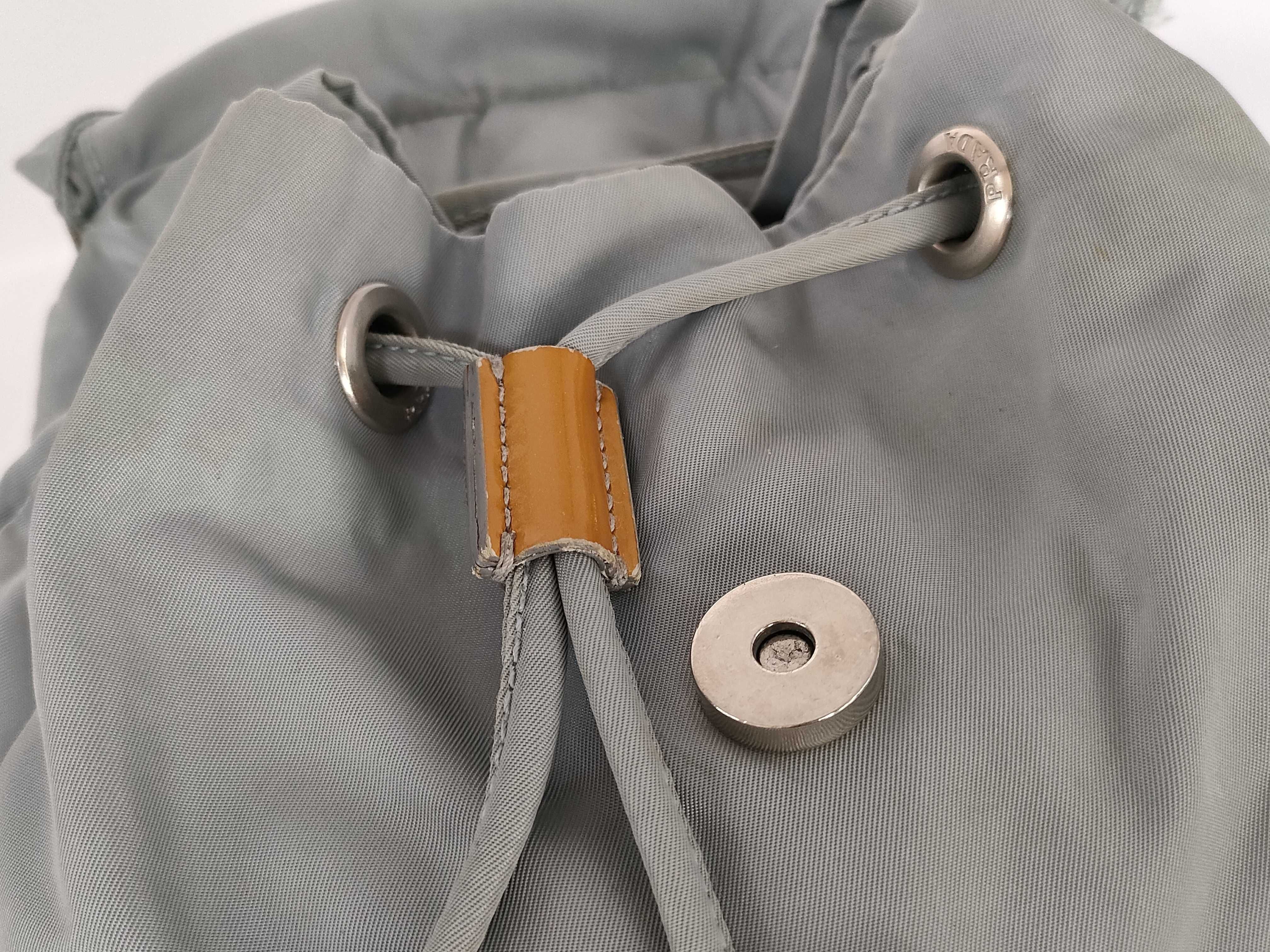 nylon backpack, blue nylon backpack. — view 9