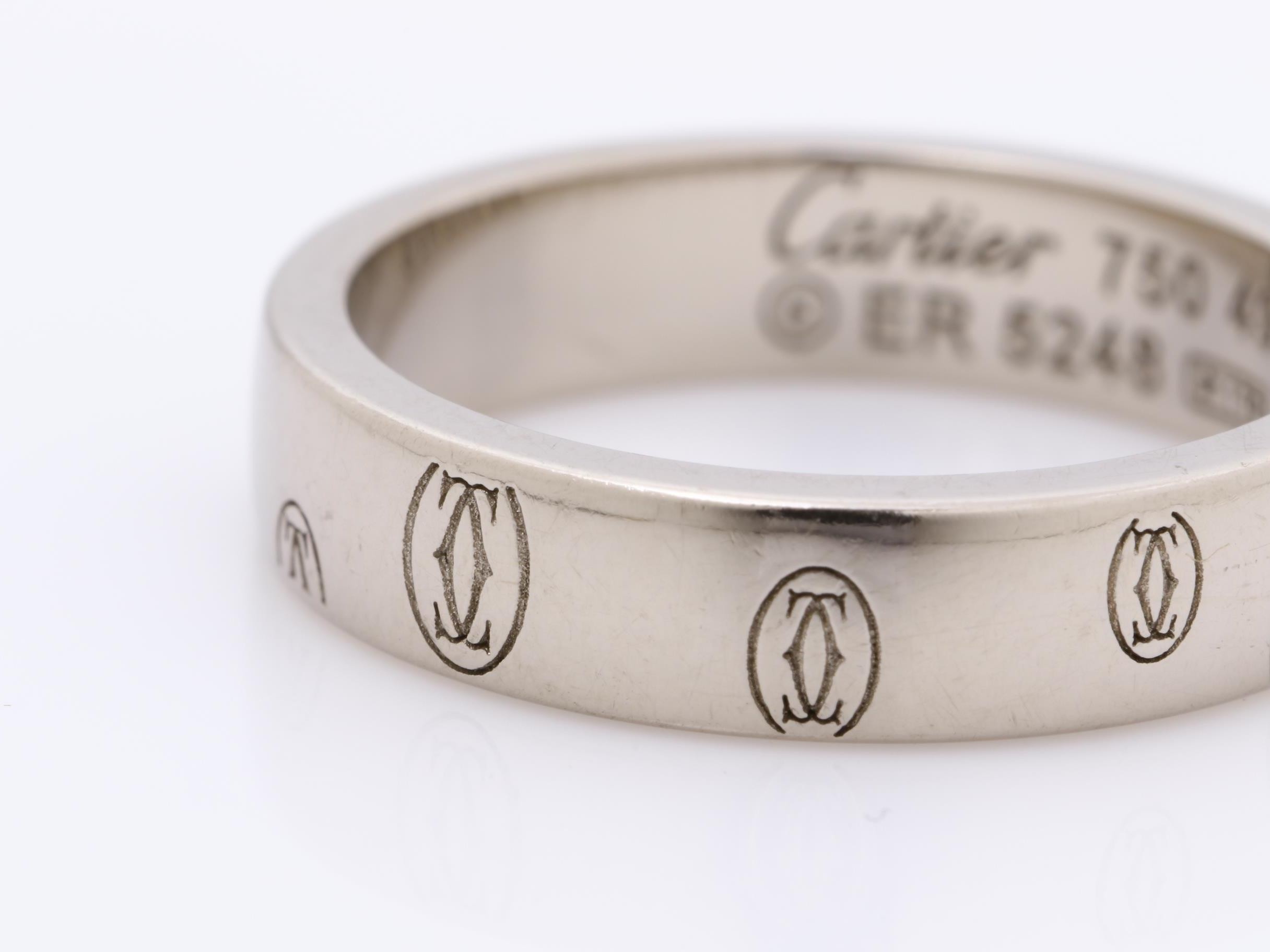 Happy Birthday Ring, 750WG, Size #49, 5.1g — view 3