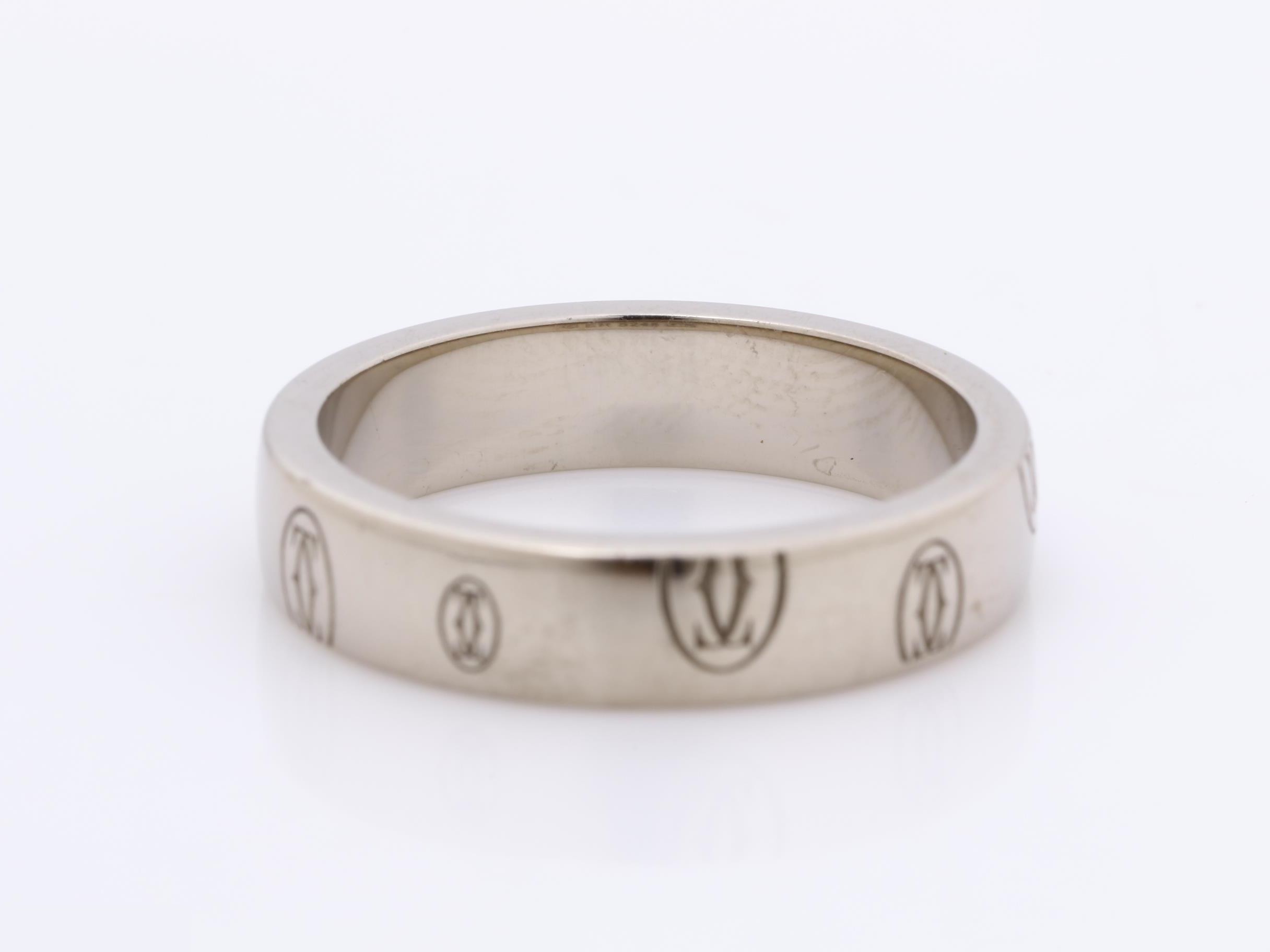 Happy Birthday Ring, 750WG, Size #49, 5.1g — view 4