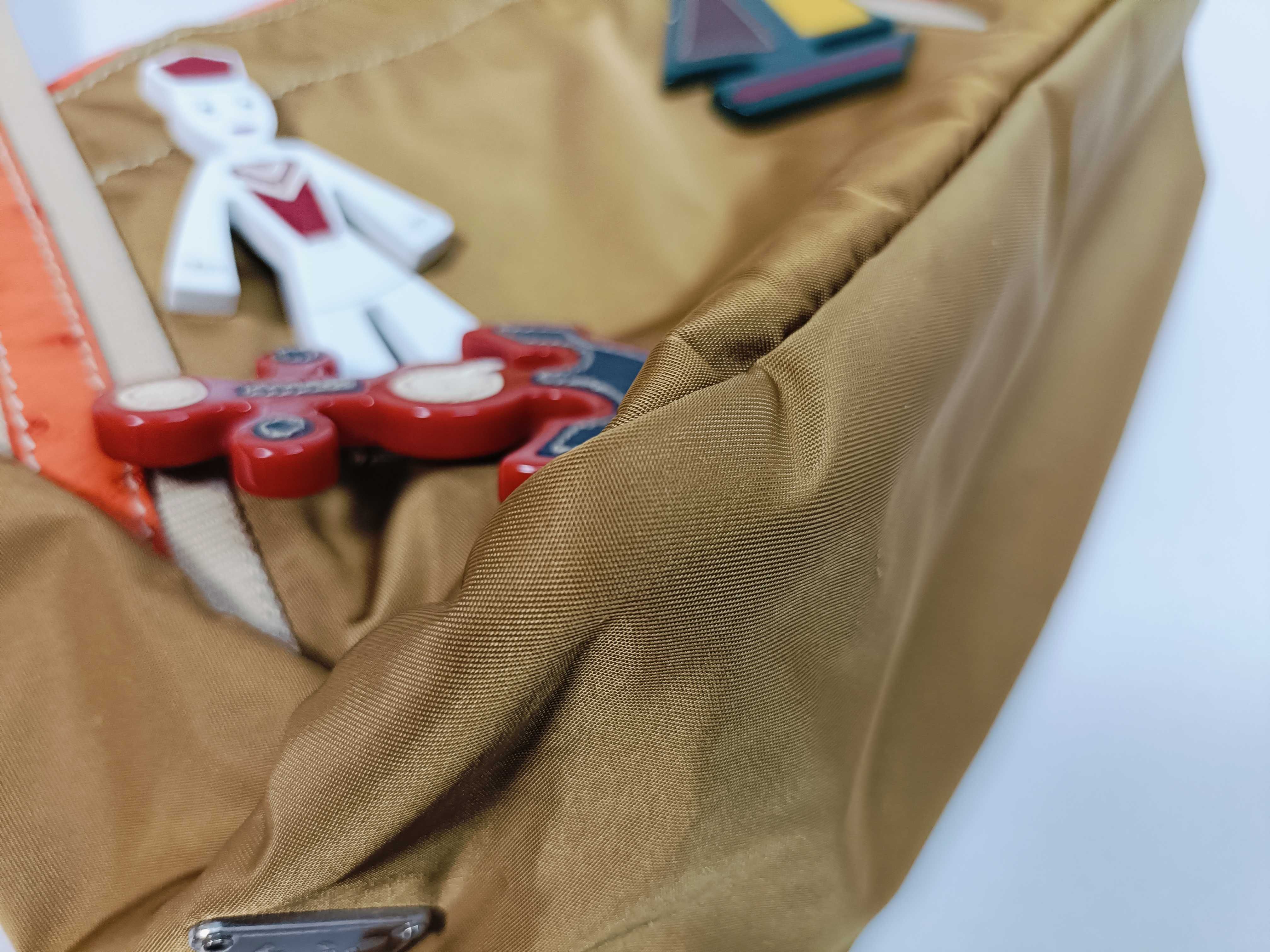 Nylon Unique Brooch Tote Bag — view 6