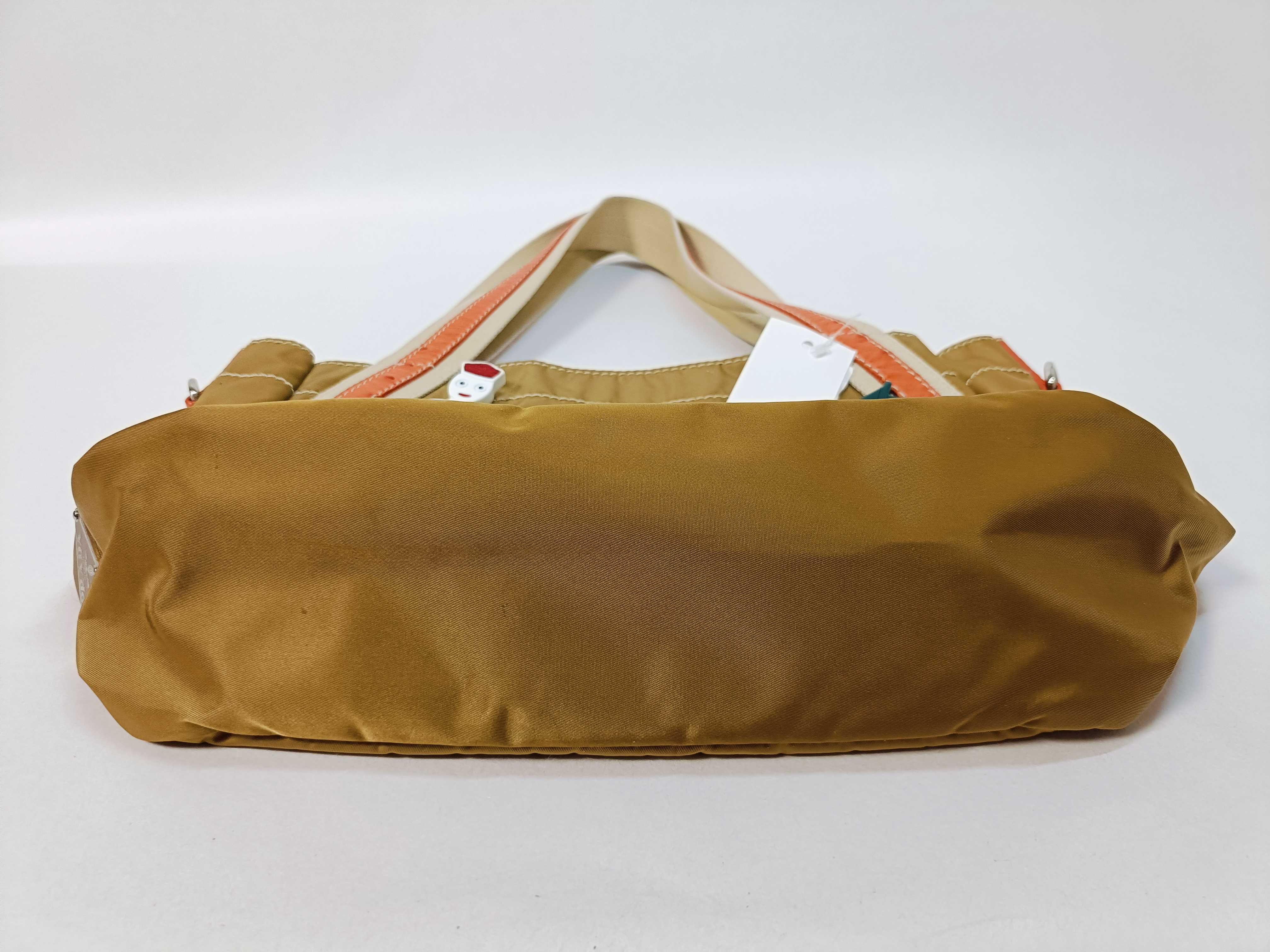 Nylon Unique Brooch Tote Bag — view 7