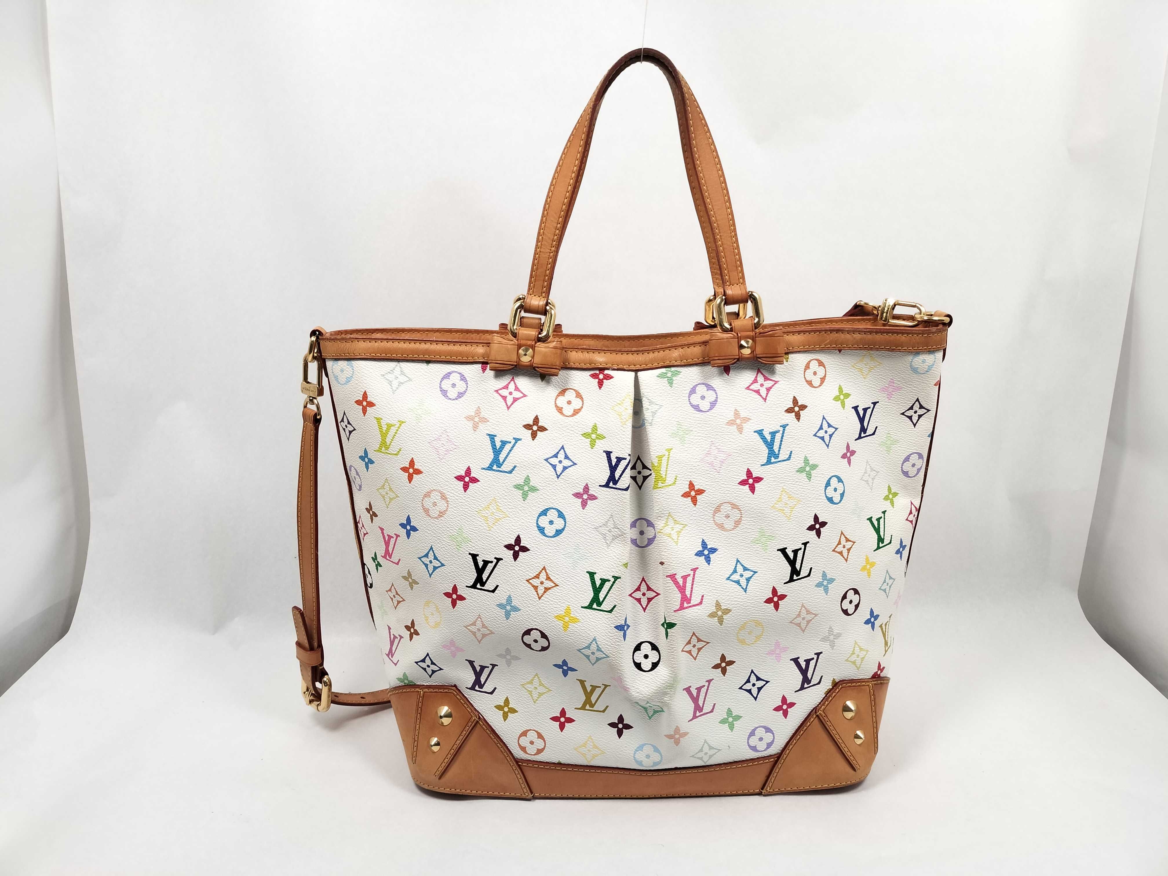Monogram Multicolor Charlene GM Blanc M93214 Louis Vuitton Tote Bag