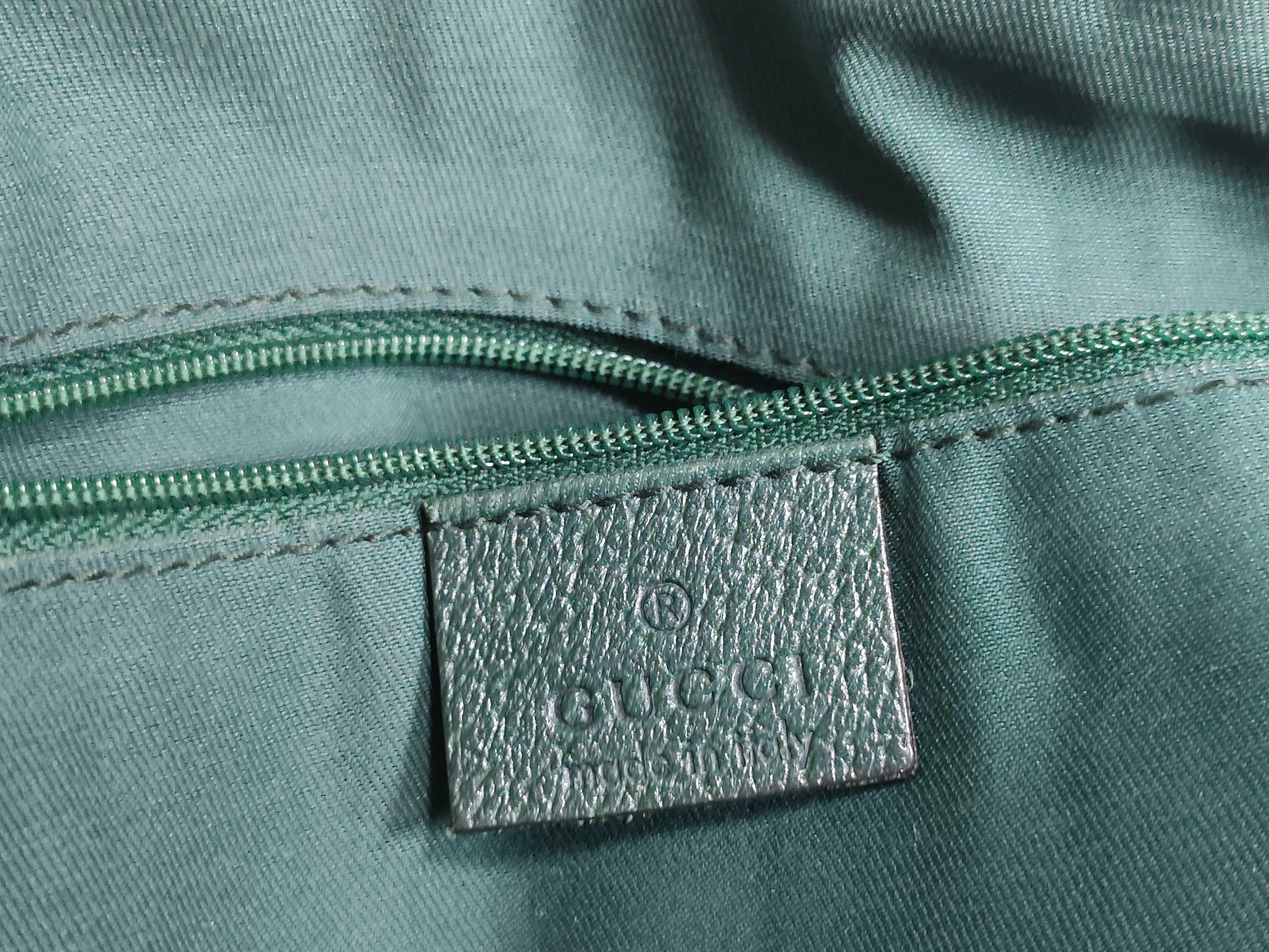 GG Canvas Gucci Abbey GG Canvas Leather Tote Bag Handbag Tote Bag — view 11