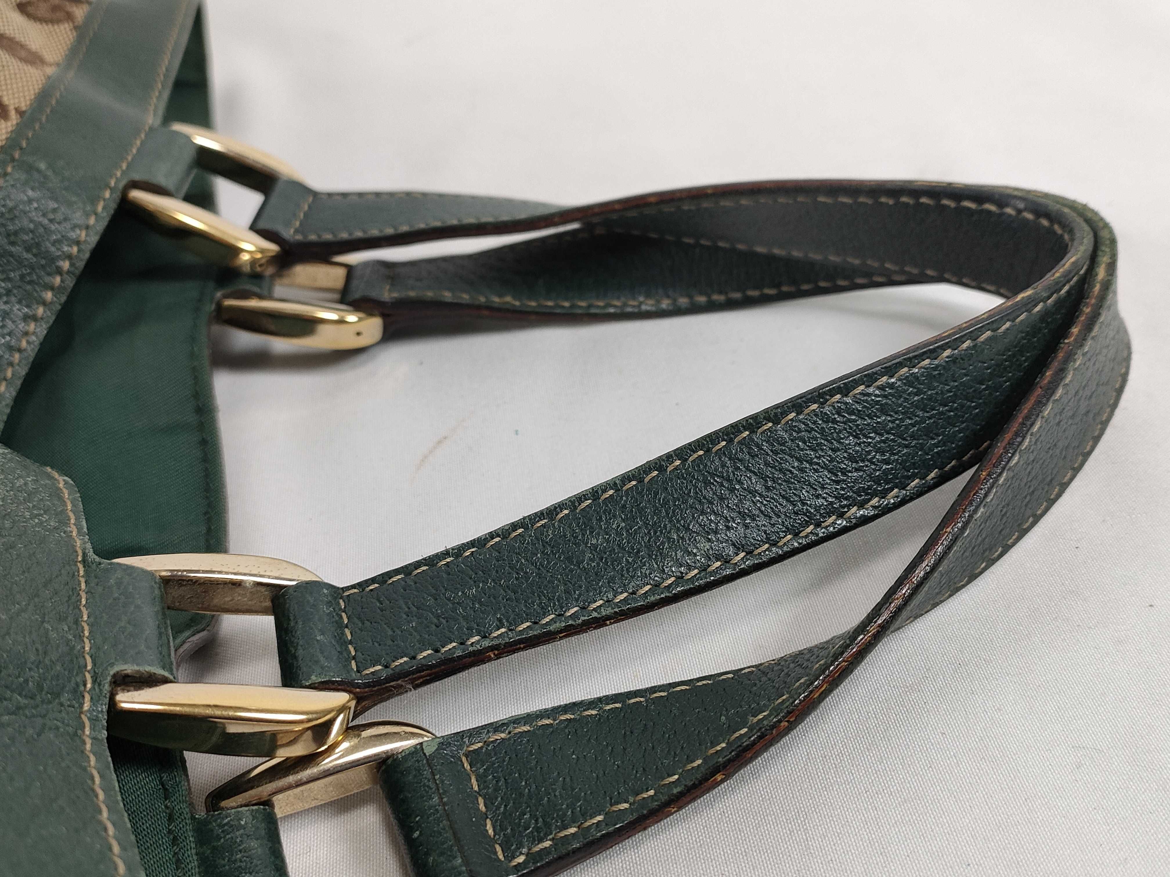 GG Canvas Gucci Abbey GG Canvas Leather Tote Bag Handbag Tote Bag — view 3