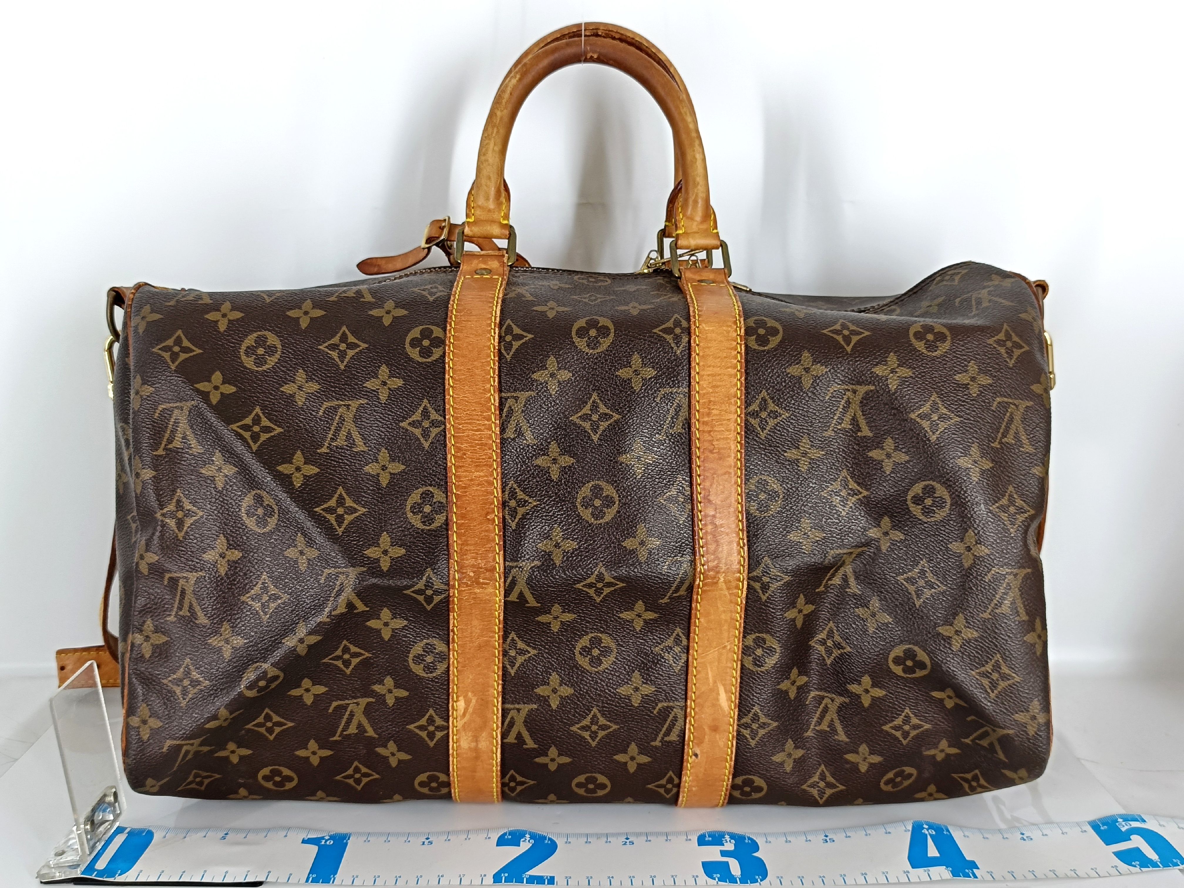 Monogram LV Keepall Bandoulière Boston Bag — view 2