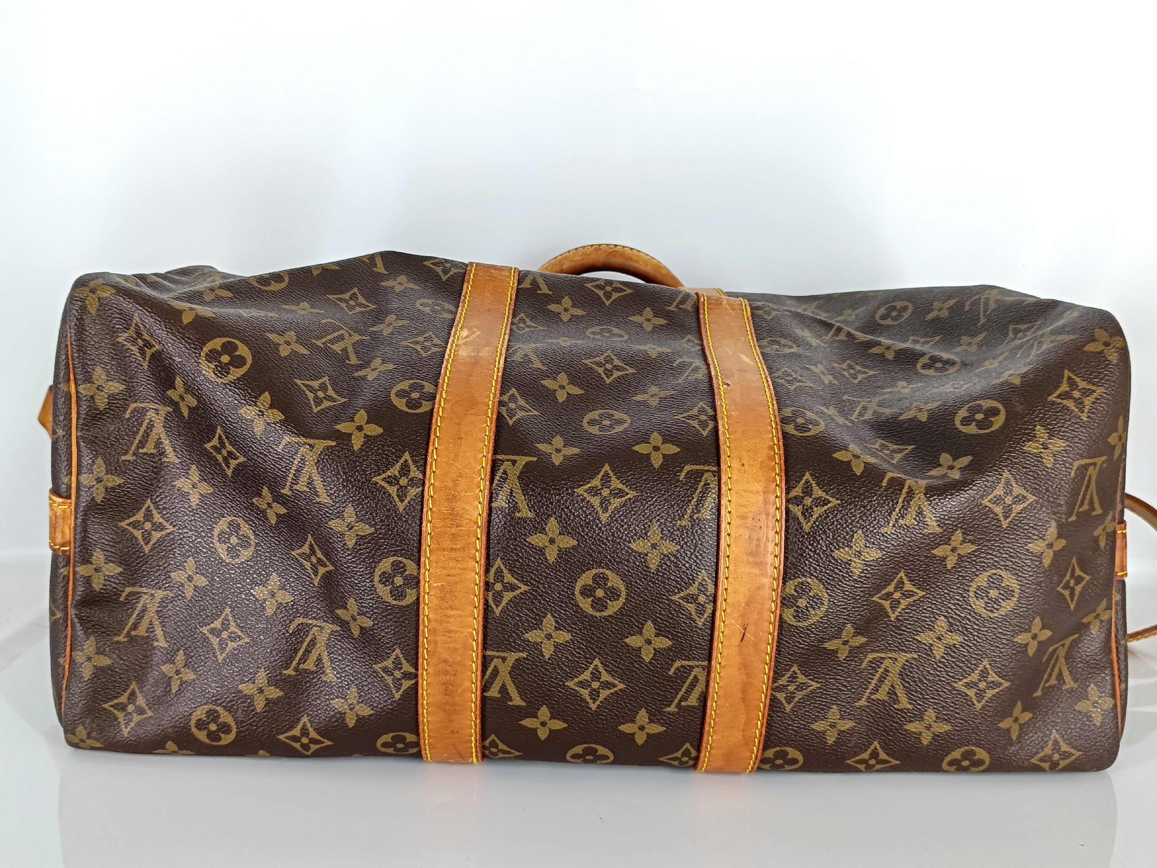 Monogram LV Keepall Bandoulière Boston Bag — view 10