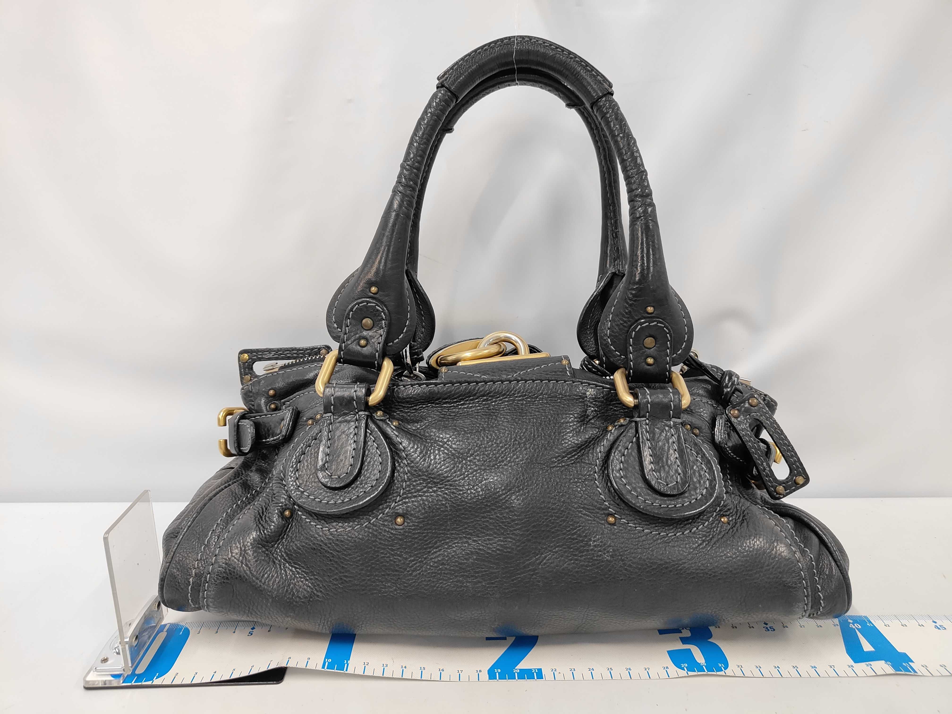 Paddington Leather Handbag, Black — view 2