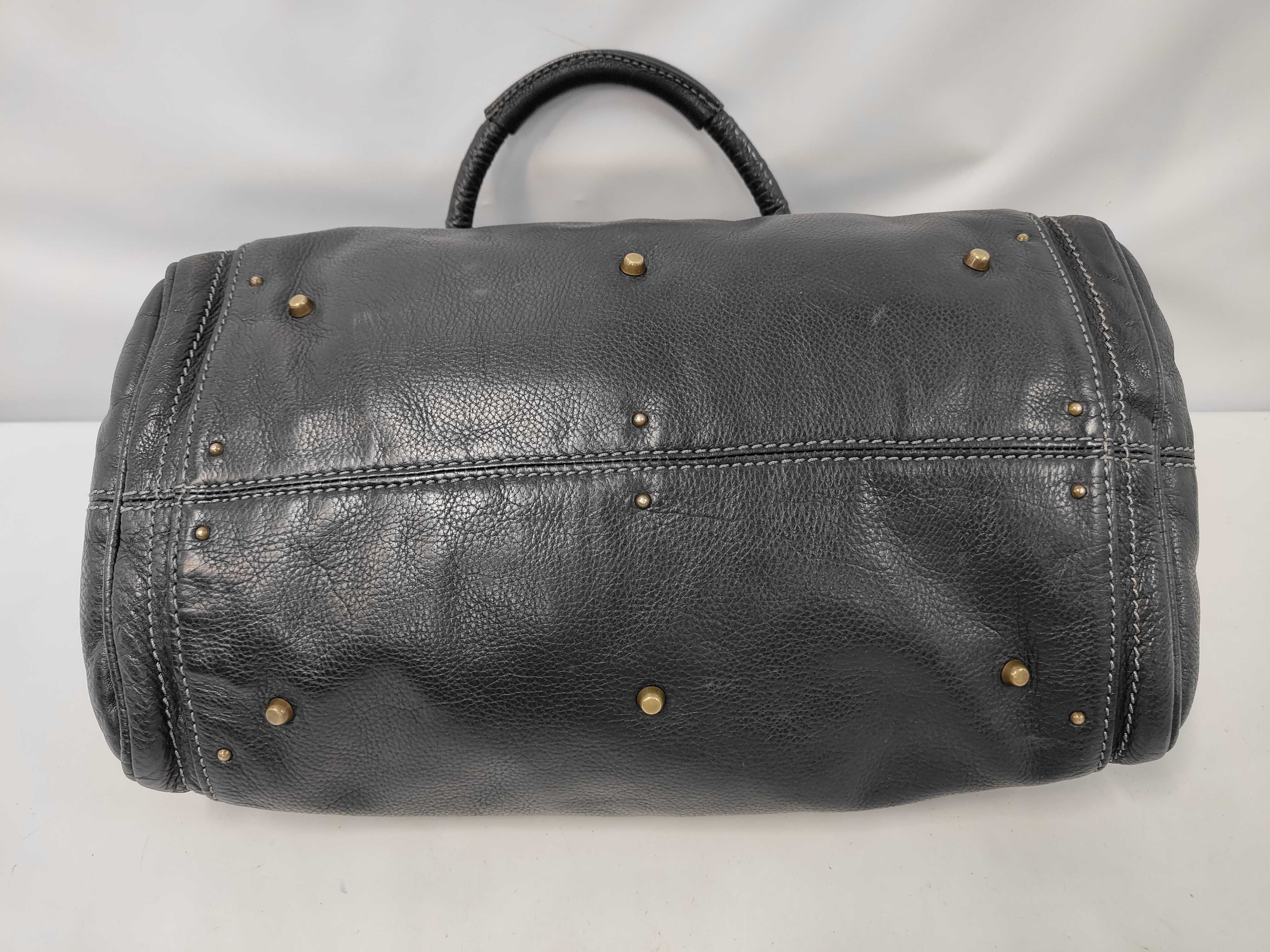Paddington Leather Handbag, Black — view 3