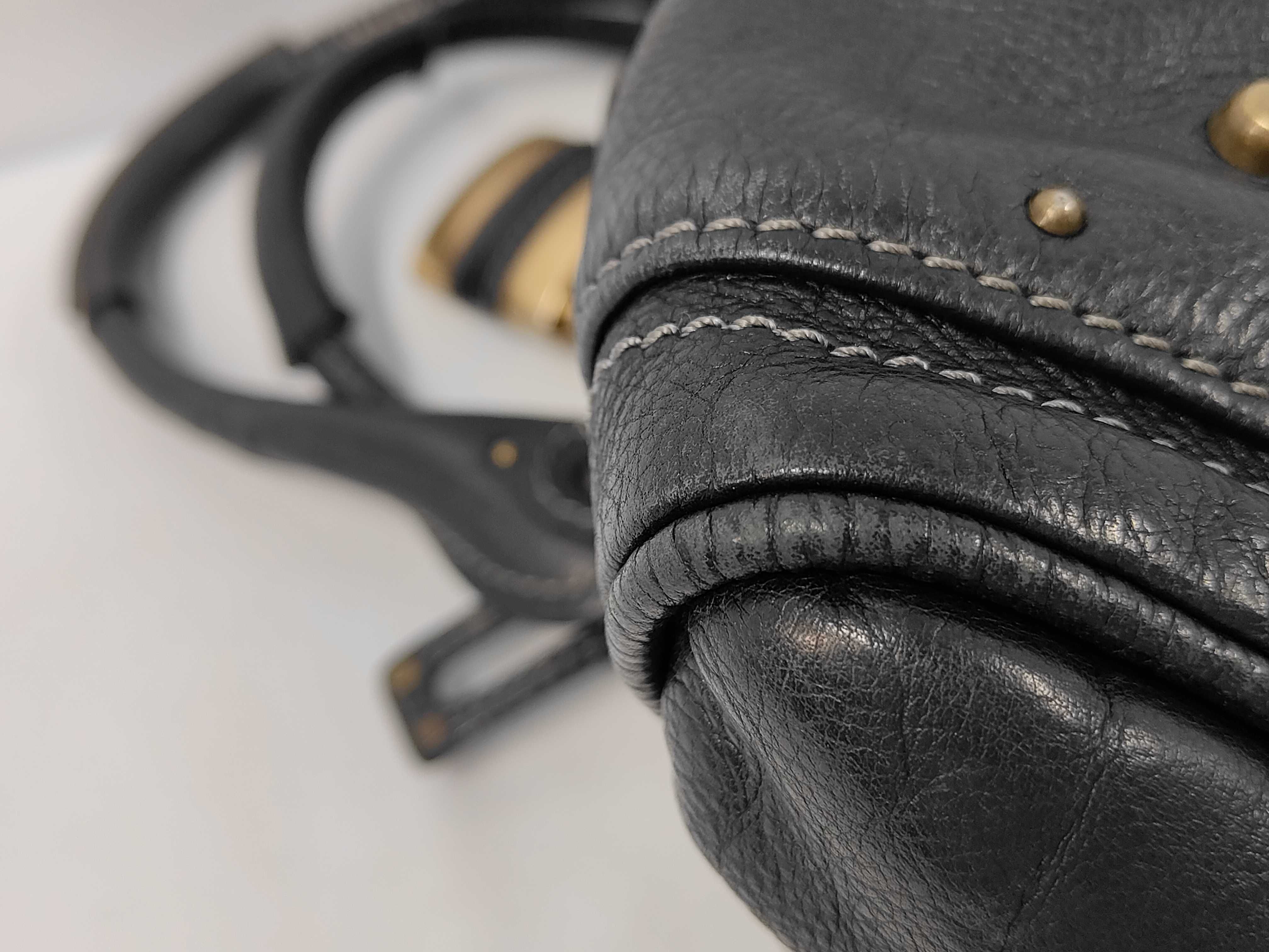 Paddington Leather Handbag, Black — view 4